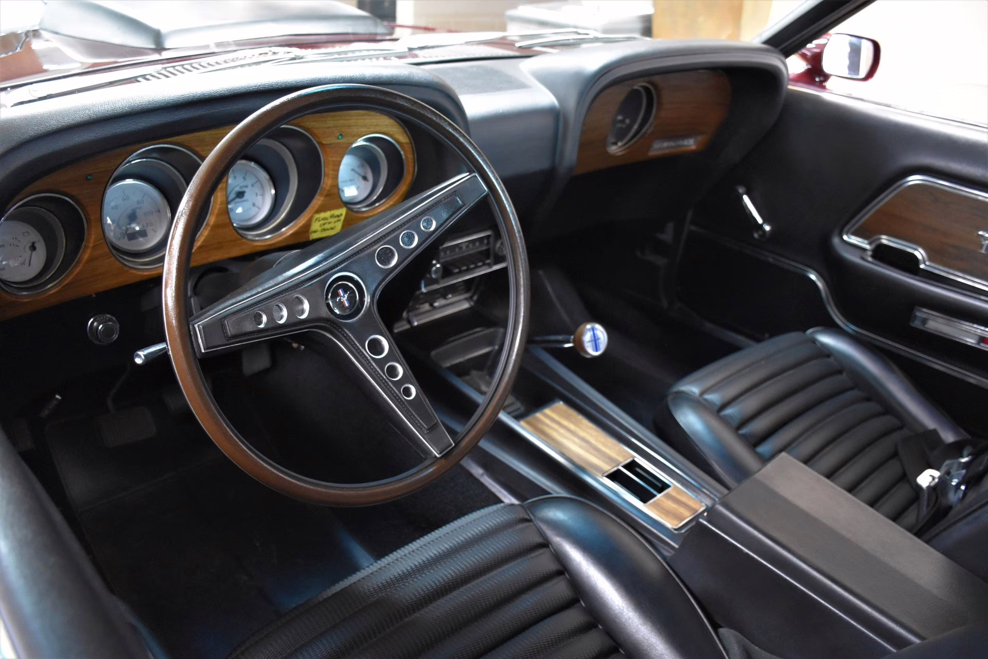 1969 Royal Maroon Ford Mustang