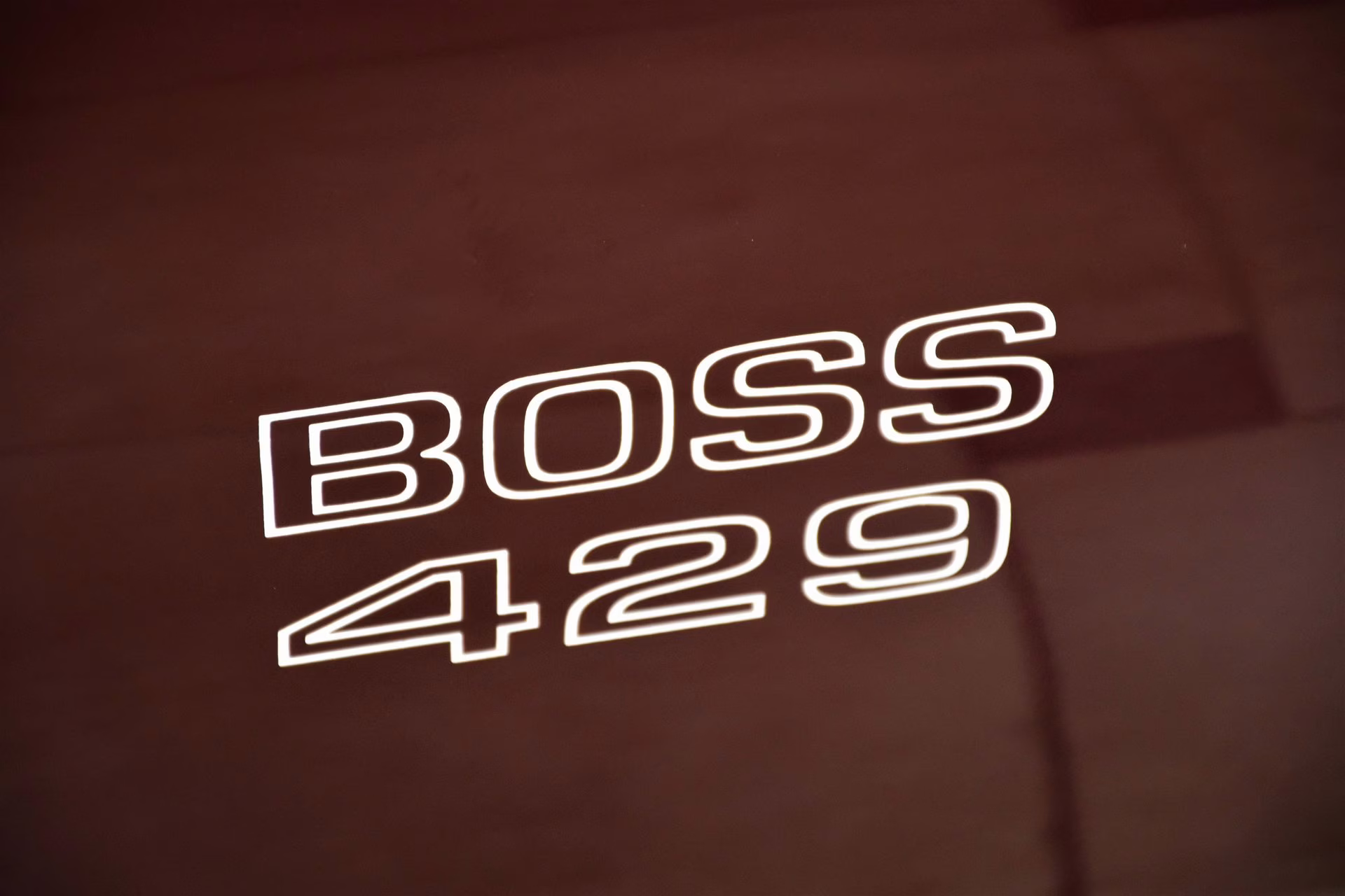 1969 Royal Maroon Ford Mustang