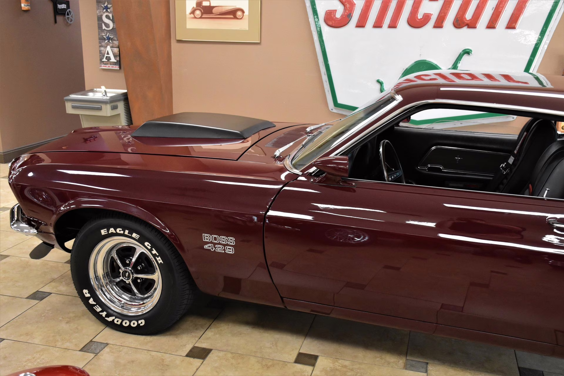 1969 Royal Maroon Ford Mustang