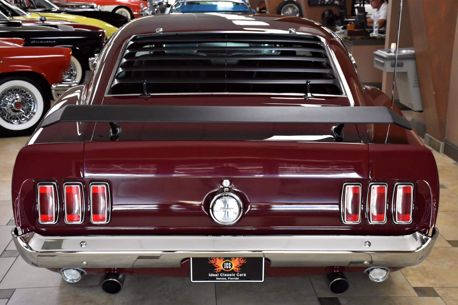 1969 Royal Maroon Ford Mustang