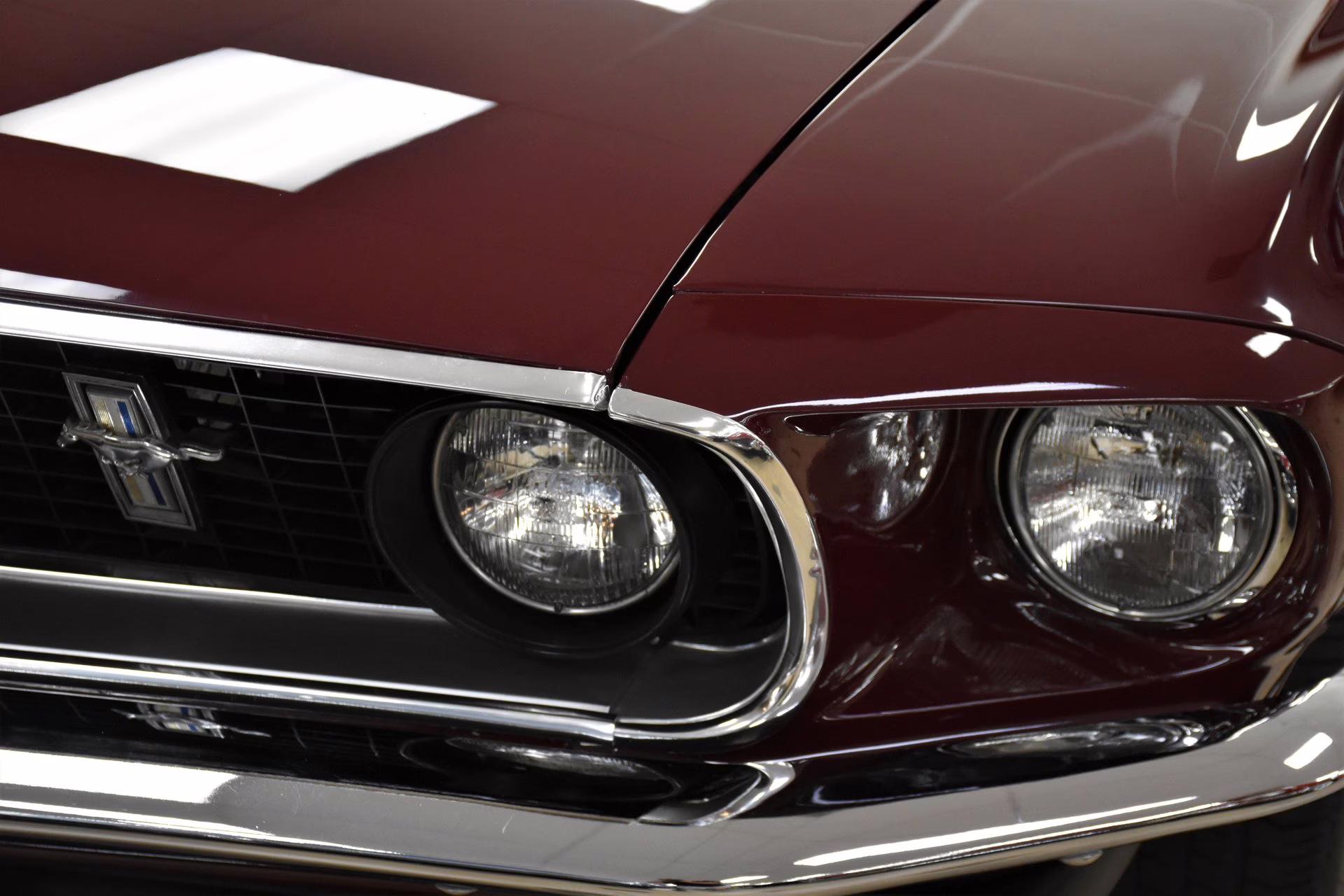 1969 Royal Maroon Ford Mustang