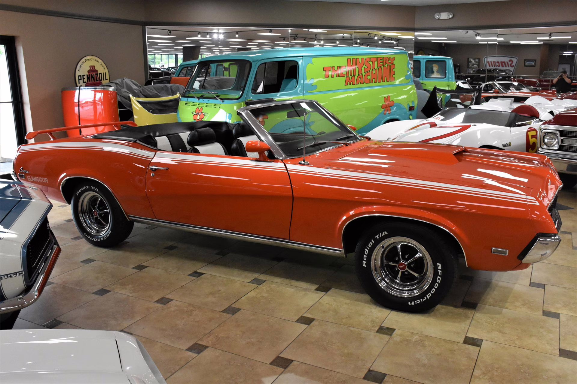 1969 Competition Orange Mercury Cougar