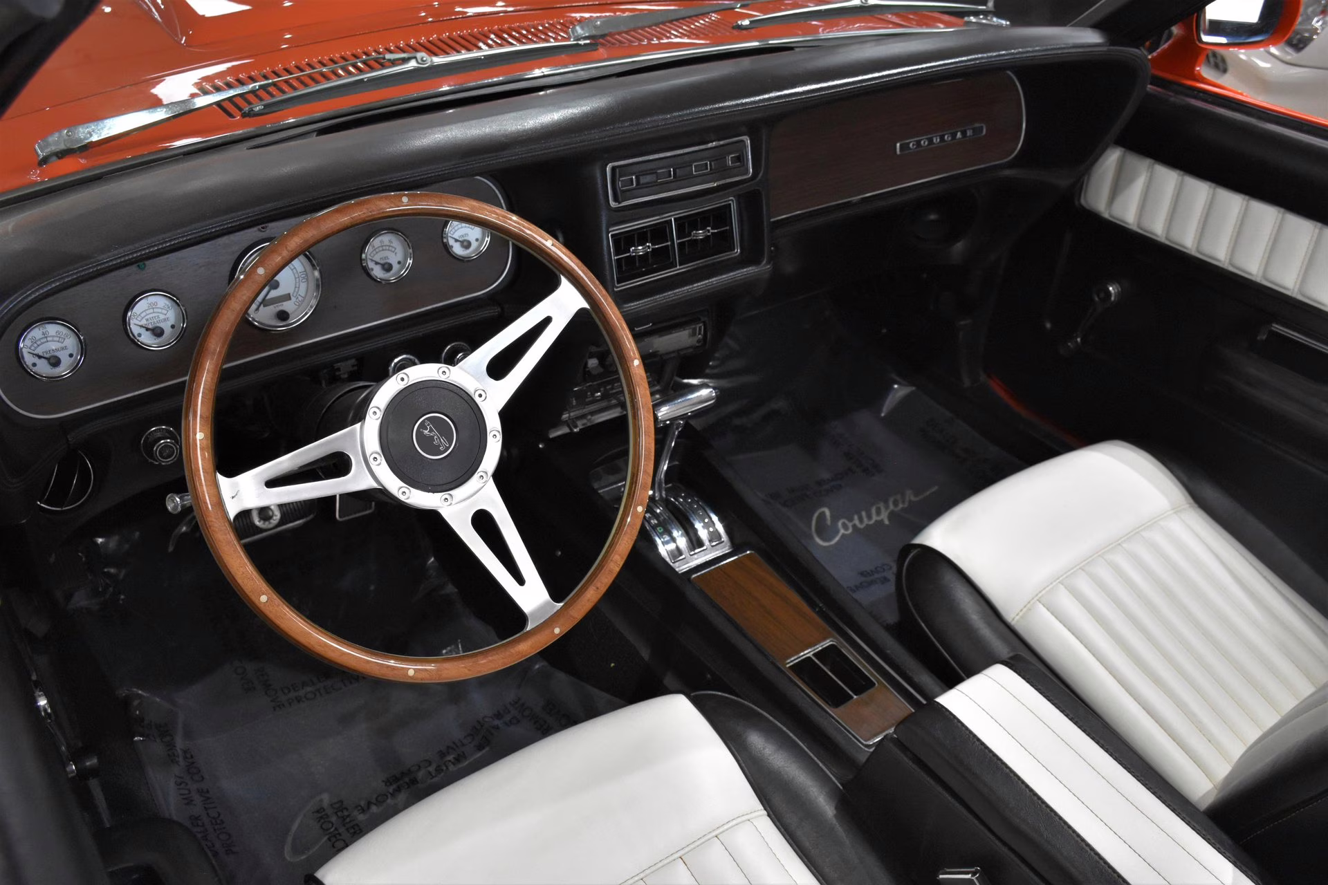 1969 Competition Orange Mercury Cougar