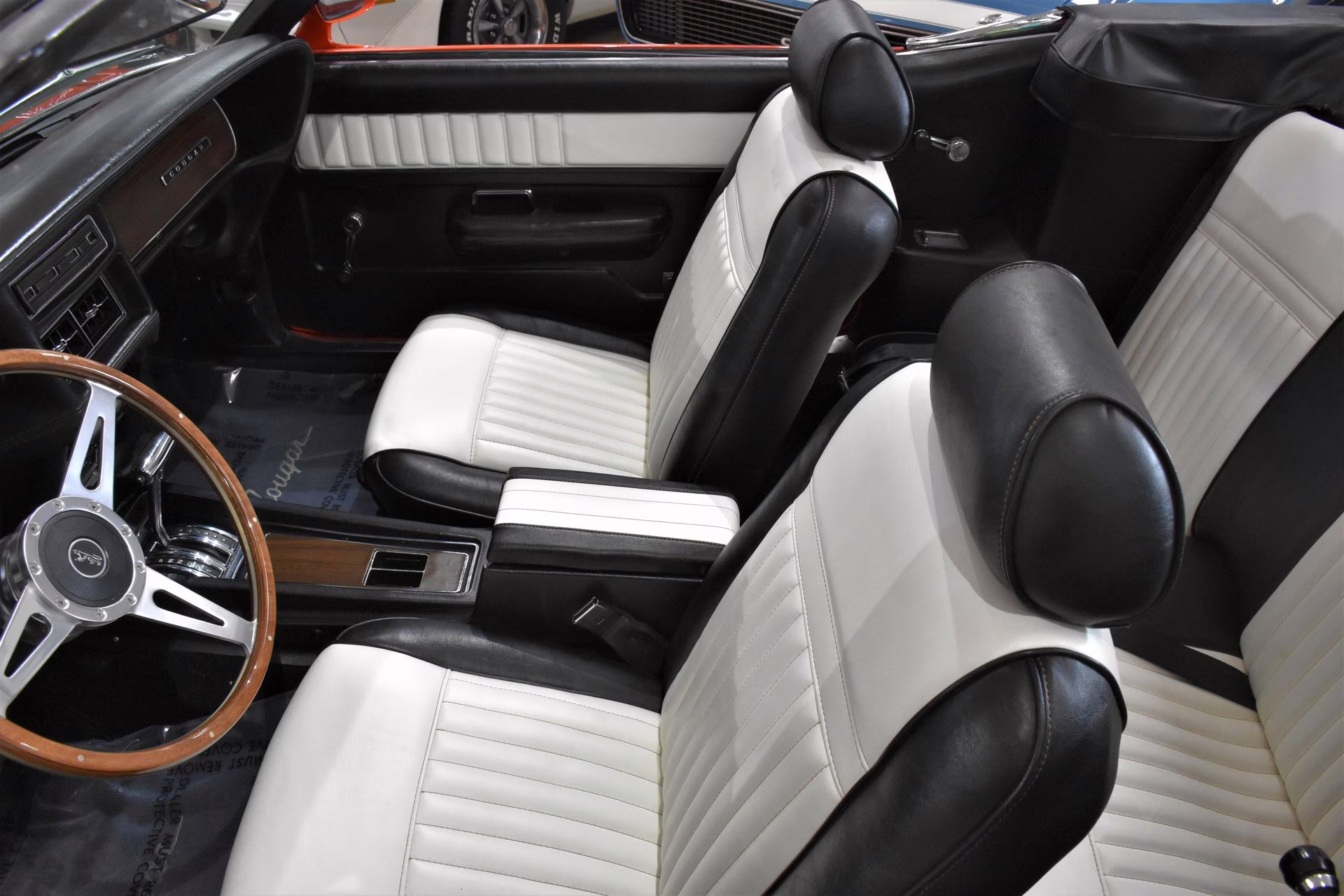 1969 Competition Orange Mercury Cougar