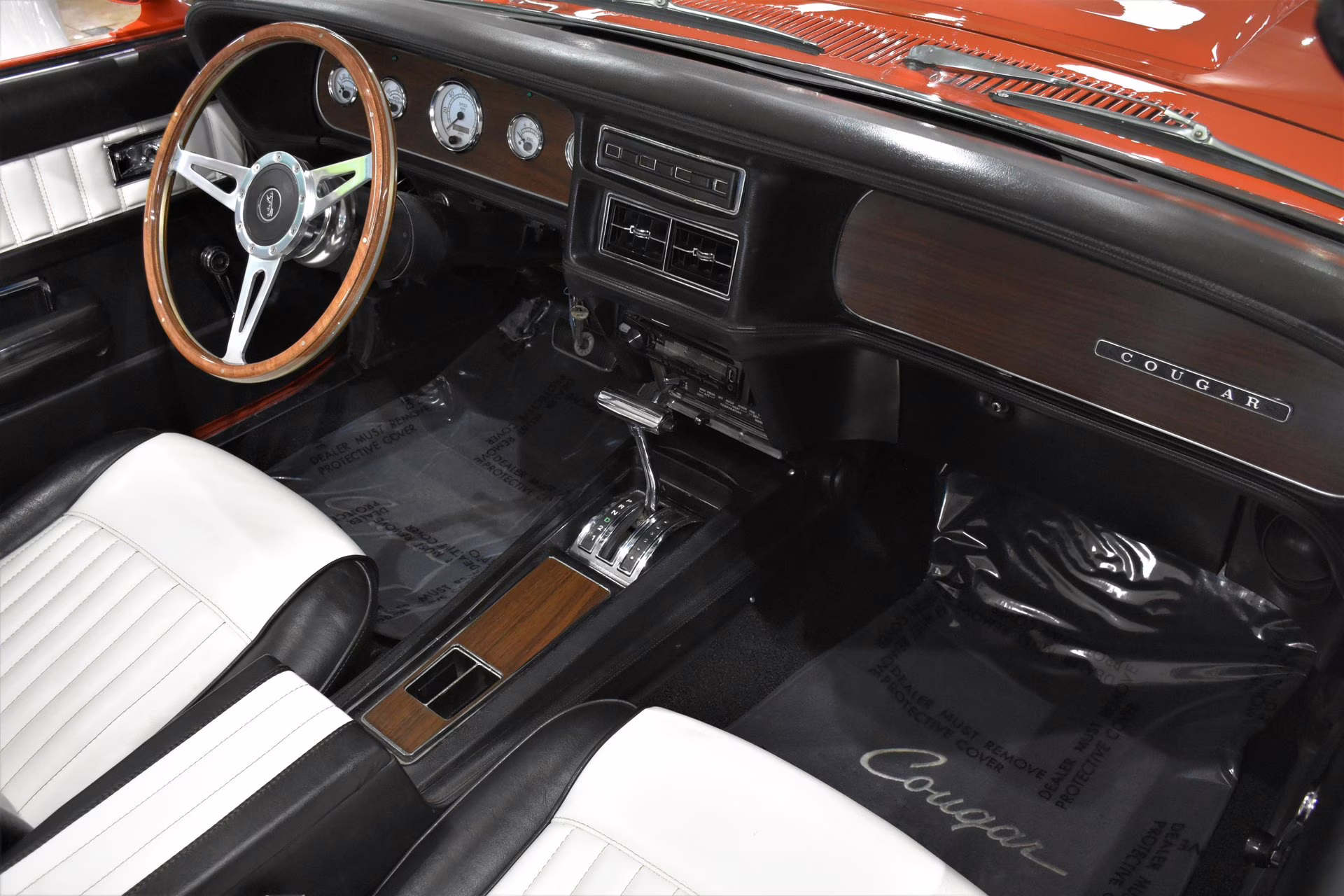 1969 Competition Orange Mercury Cougar