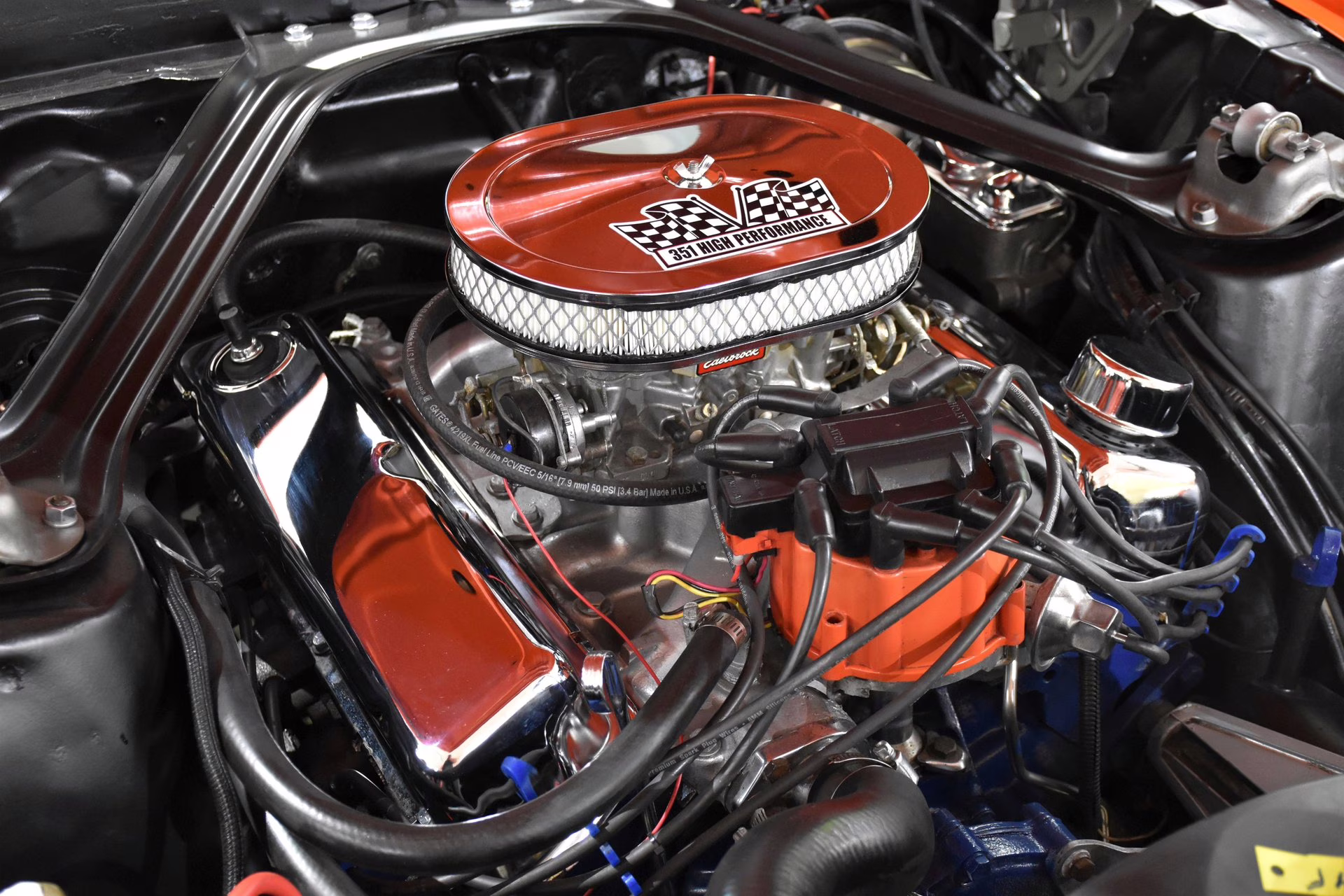 1969 Competition Orange Mercury Cougar