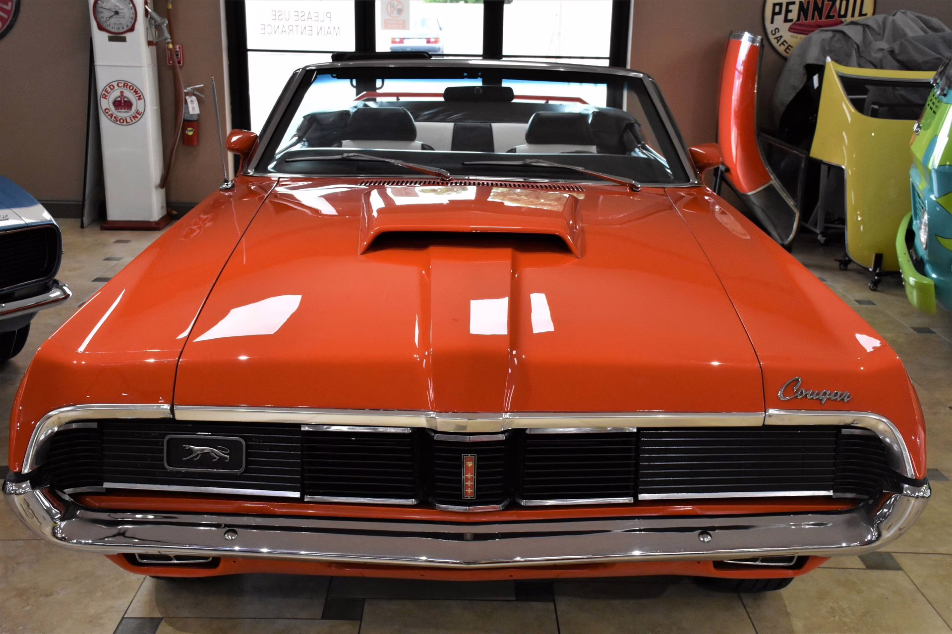 1969 Competition Orange Mercury Cougar