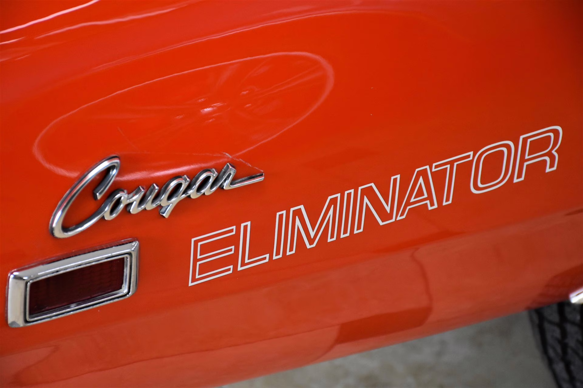 1969 Competition Orange Mercury Cougar