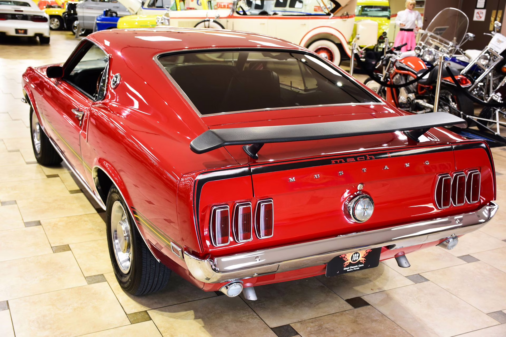 1969 Candy Apple Red Ford Mustang