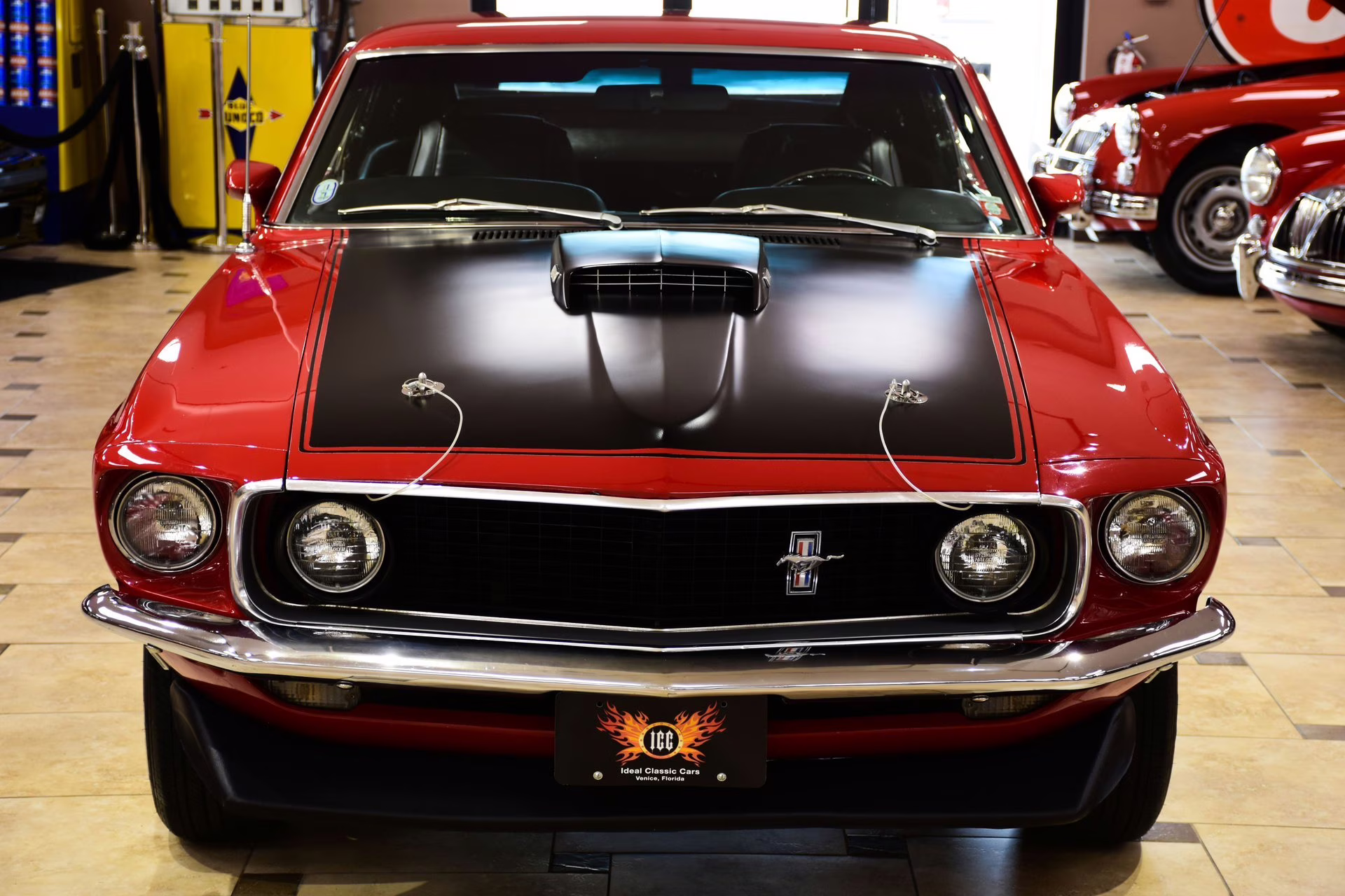 1969 Candy Apple Red Ford Mustang