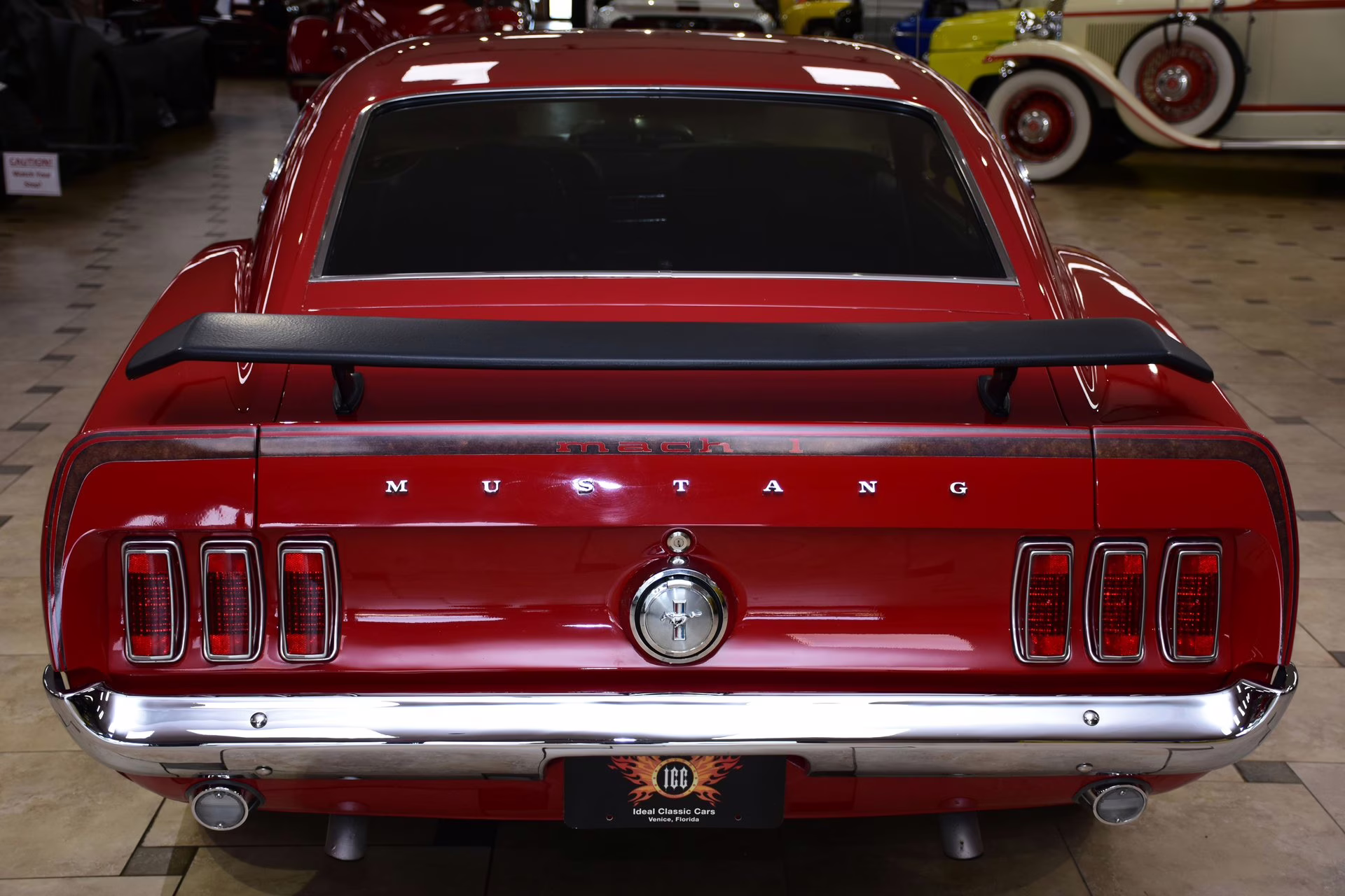 1969 Candy Apple Red Ford Mustang