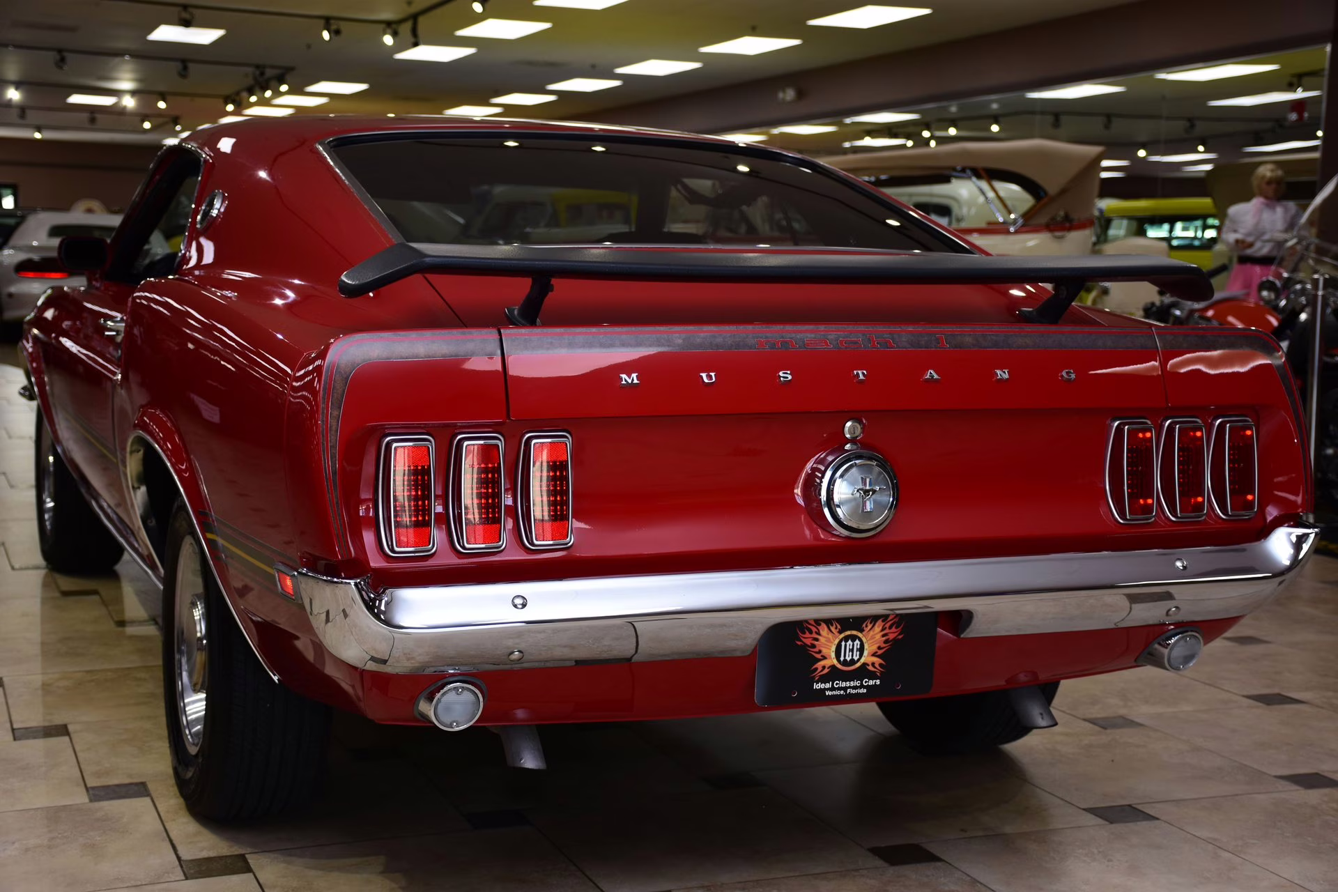 1969 Candy Apple Red Ford Mustang