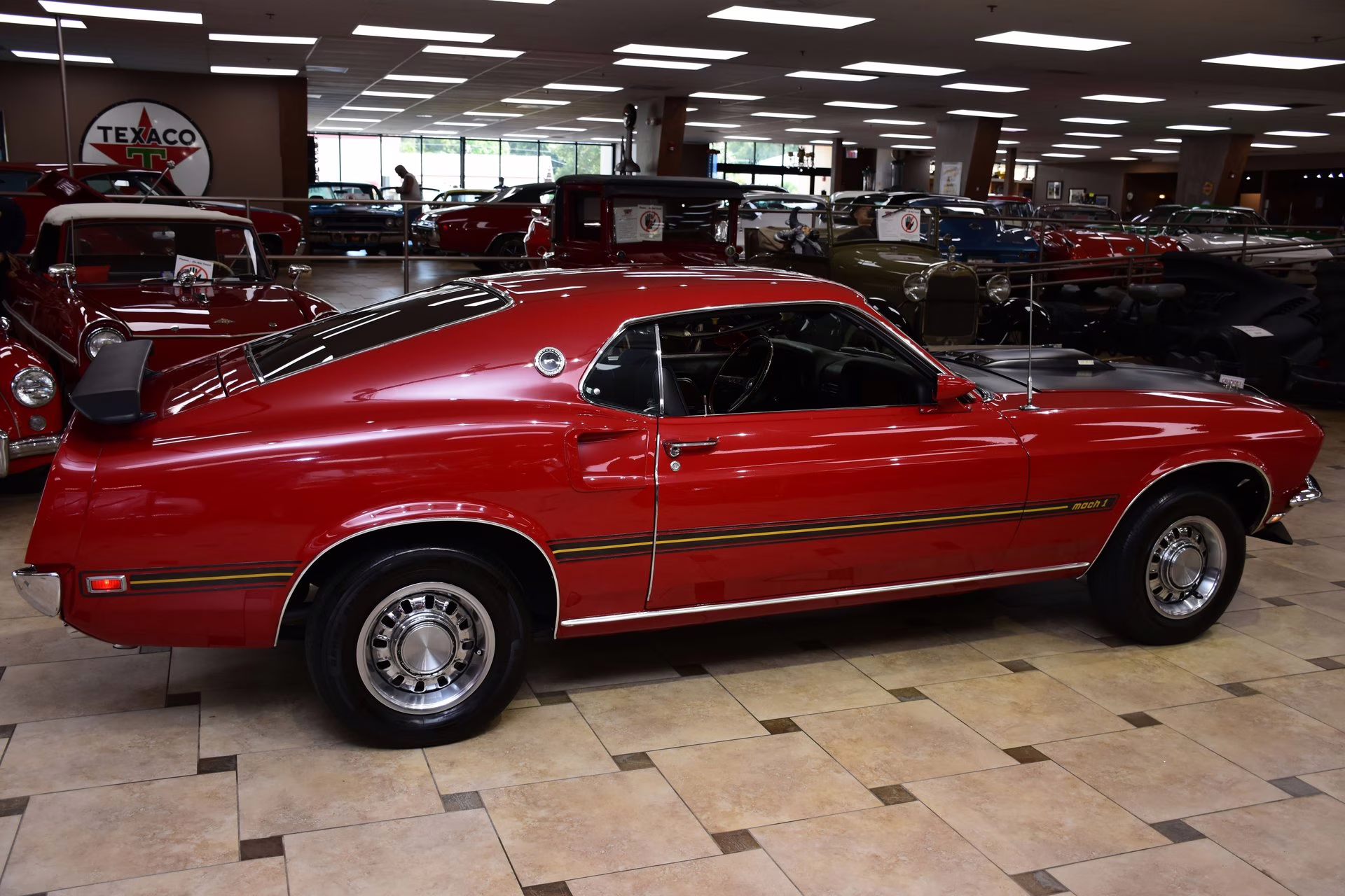 1969 Candy Apple Red Ford Mustang