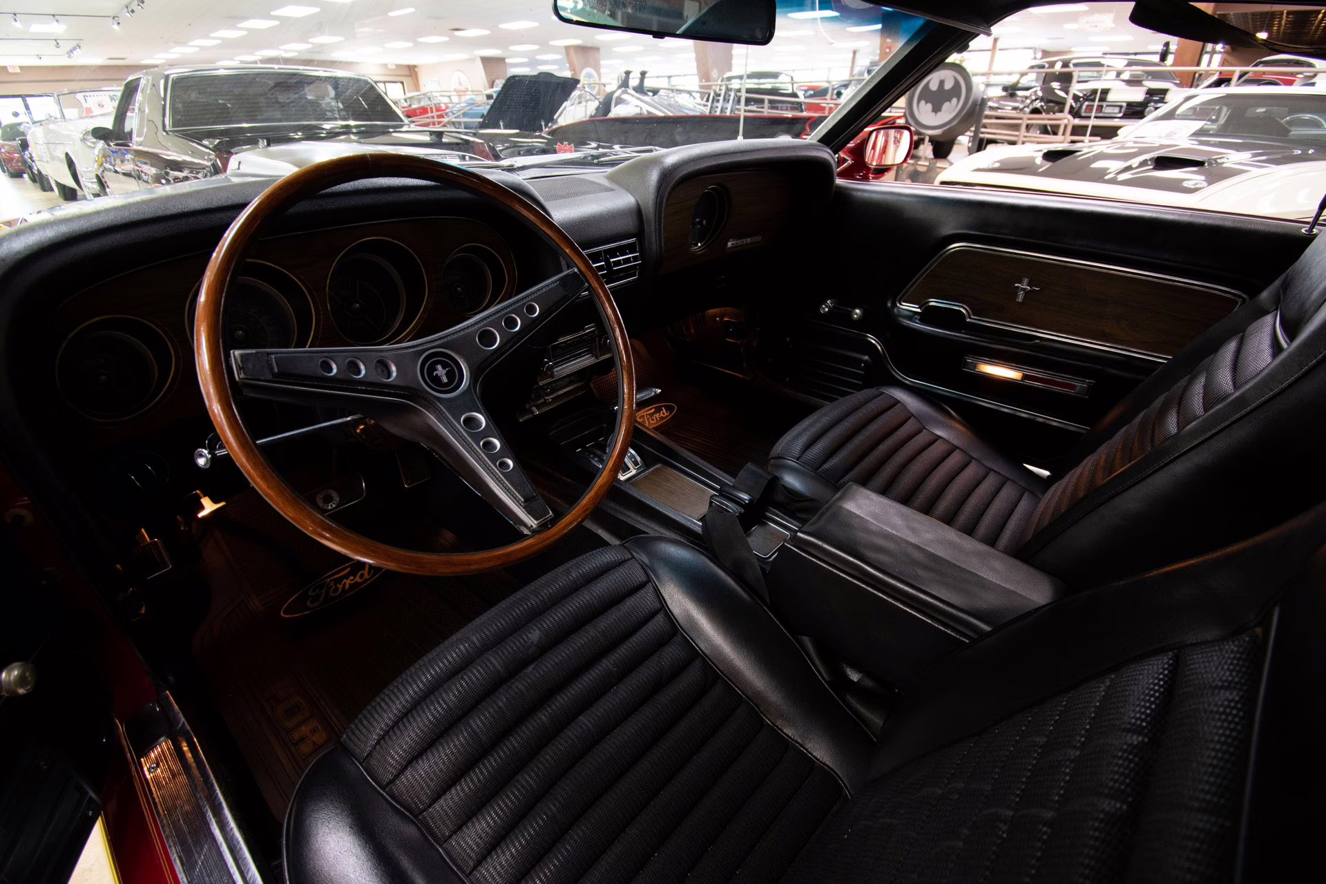 1969 Candy Apple Red Ford Mustang