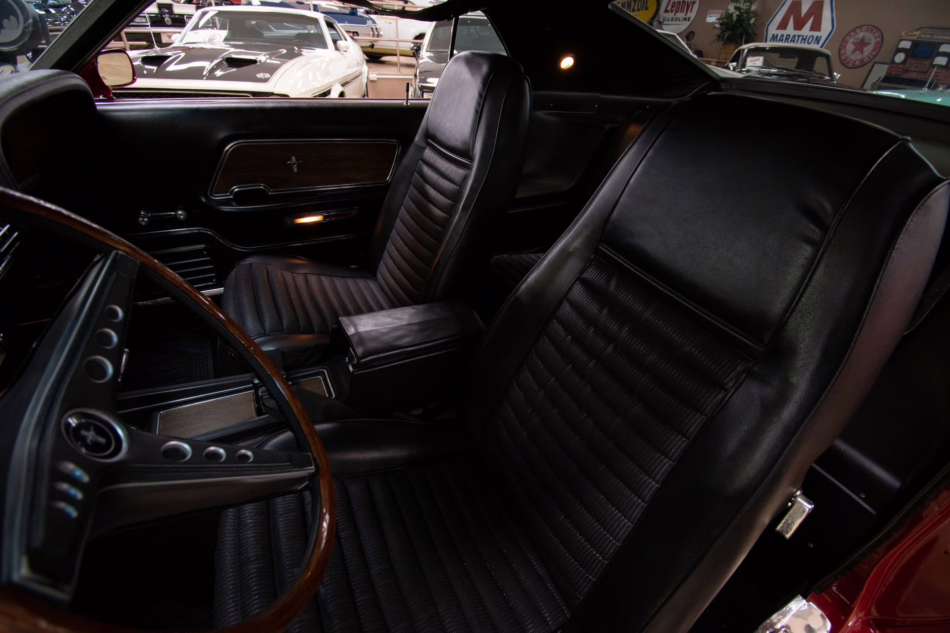 1969 Candy Apple Red Ford Mustang