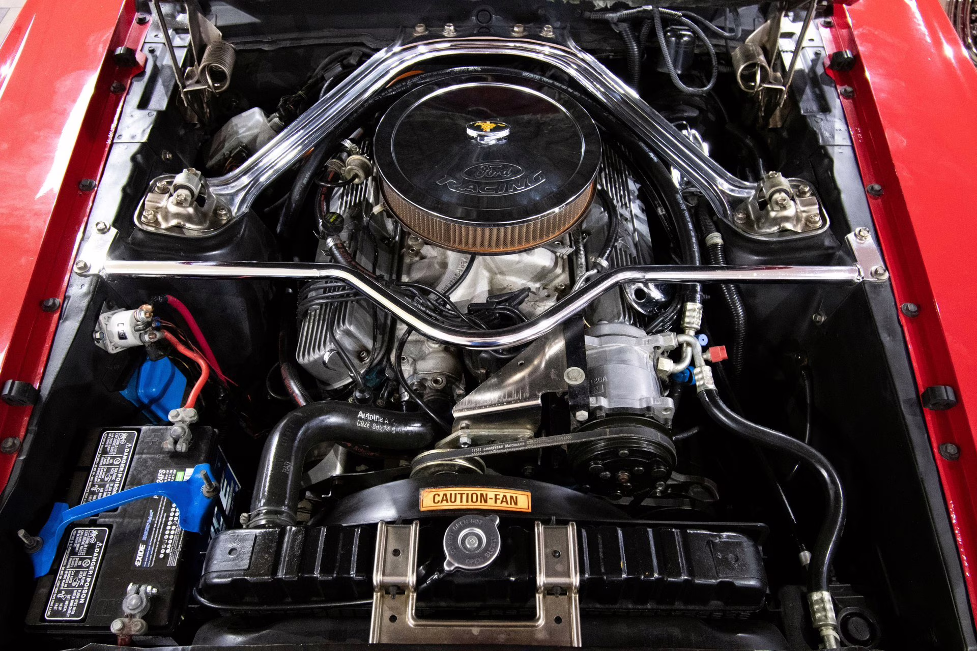 1969 Candy Apple Red Ford Mustang