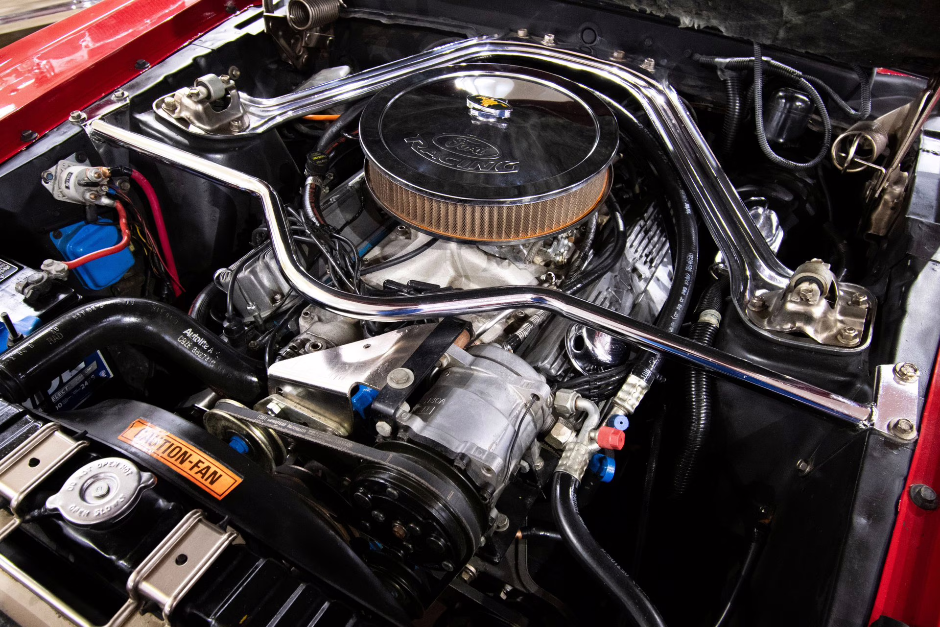 1969 Candy Apple Red Ford Mustang