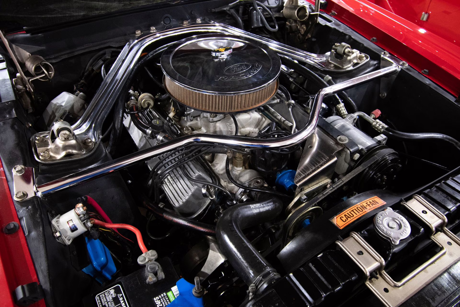 1969 Candy Apple Red Ford Mustang