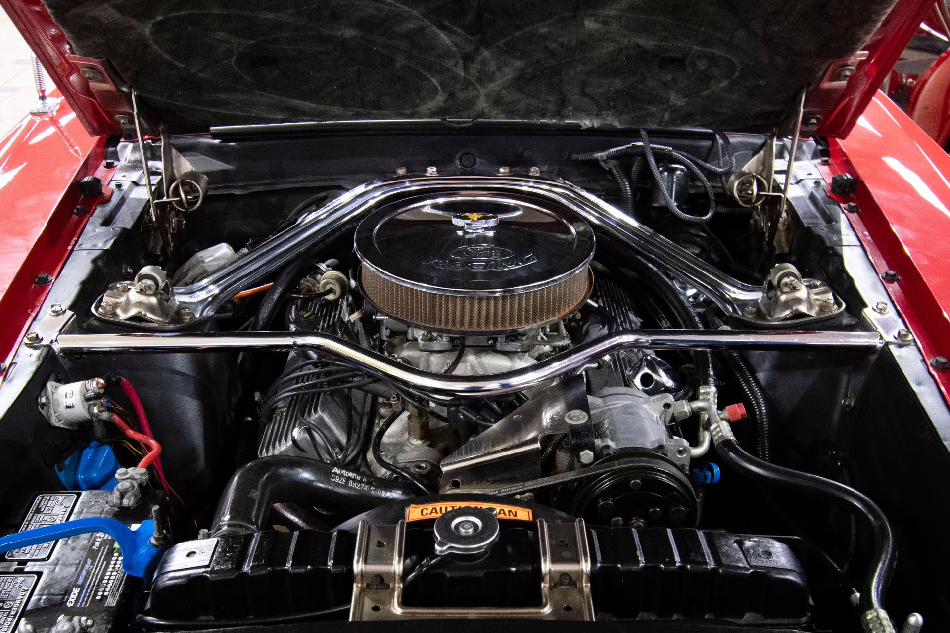 1969 Candy Apple Red Ford Mustang