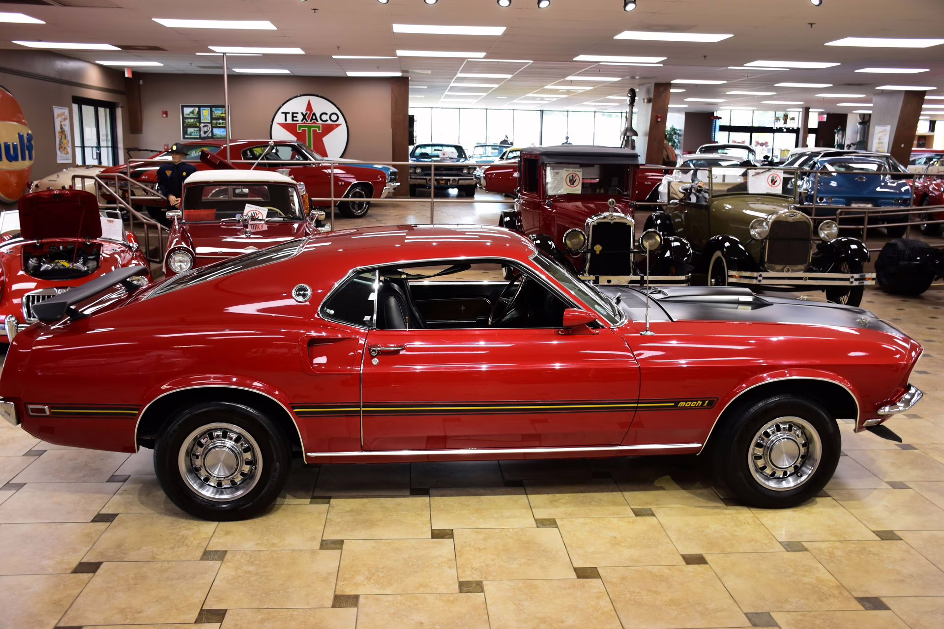 1969 Candy Apple Red Ford Mustang