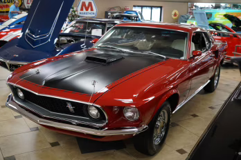 1969 Candy Apple Red Ford Mustang