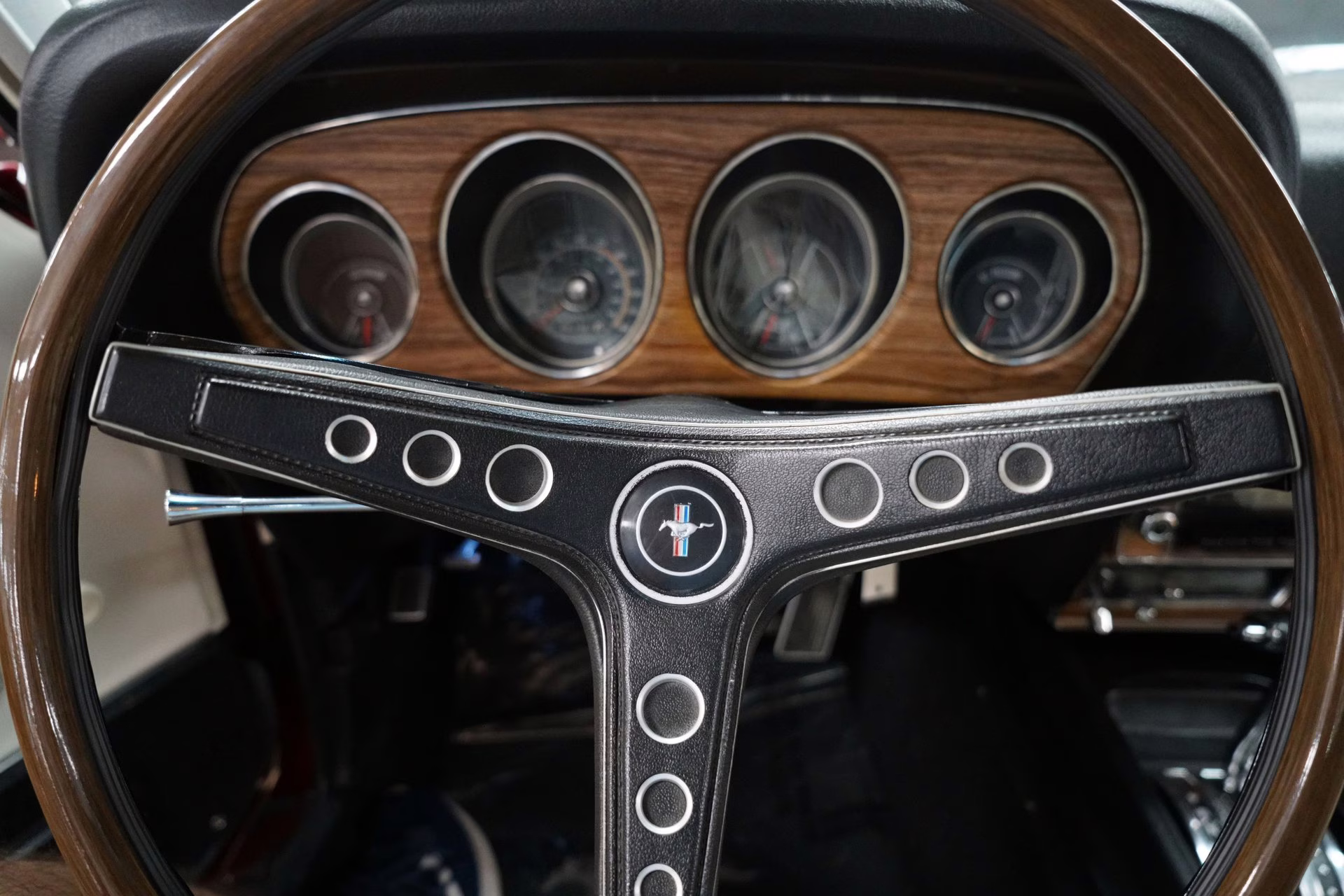 1969 Candy Apple Red Ford Mustang