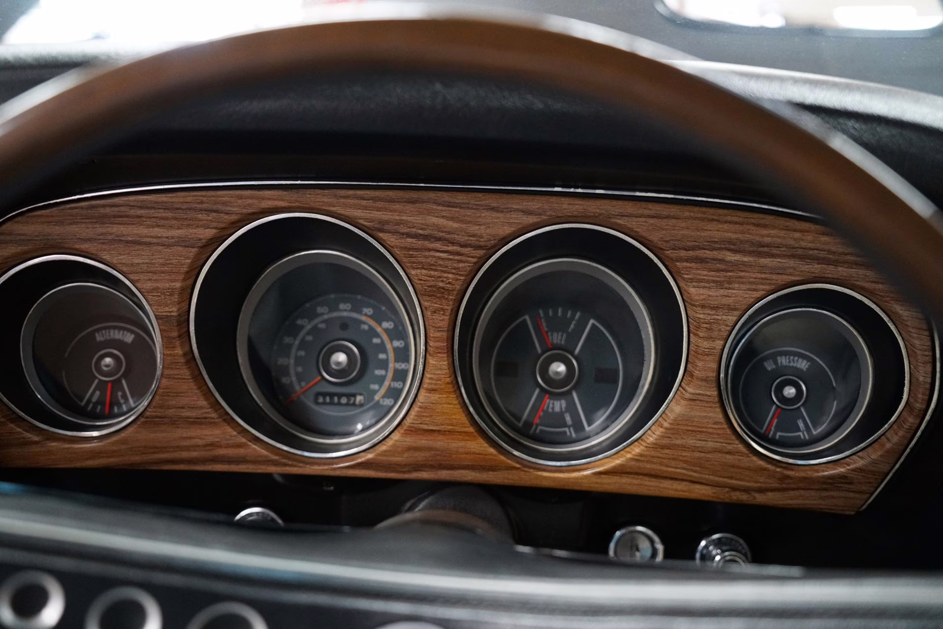 1969 Candy Apple Red Ford Mustang