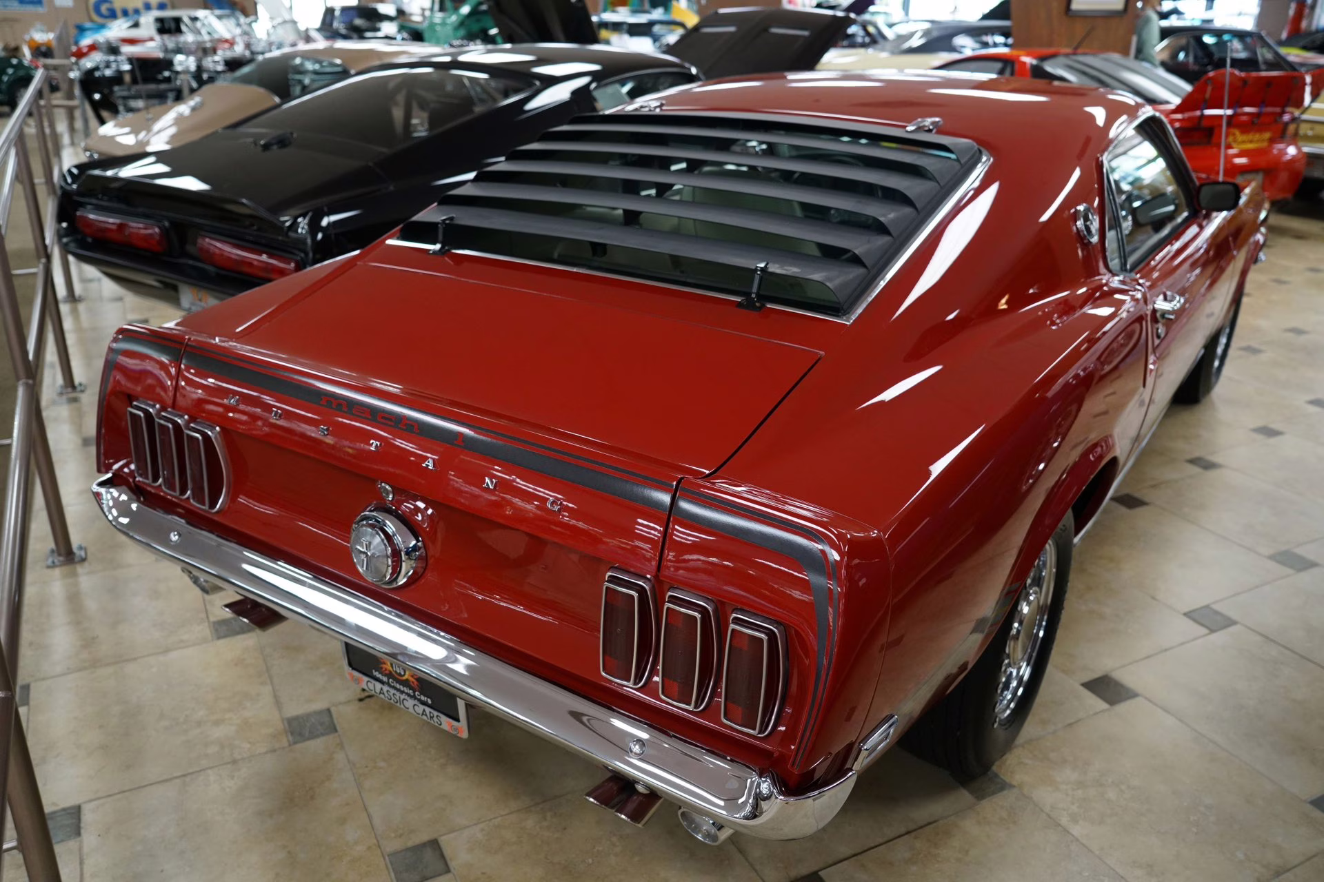1969 Candy Apple Red Ford Mustang