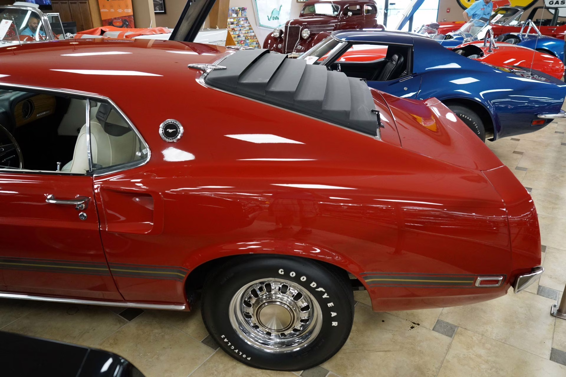 1969 Candy Apple Red Ford Mustang