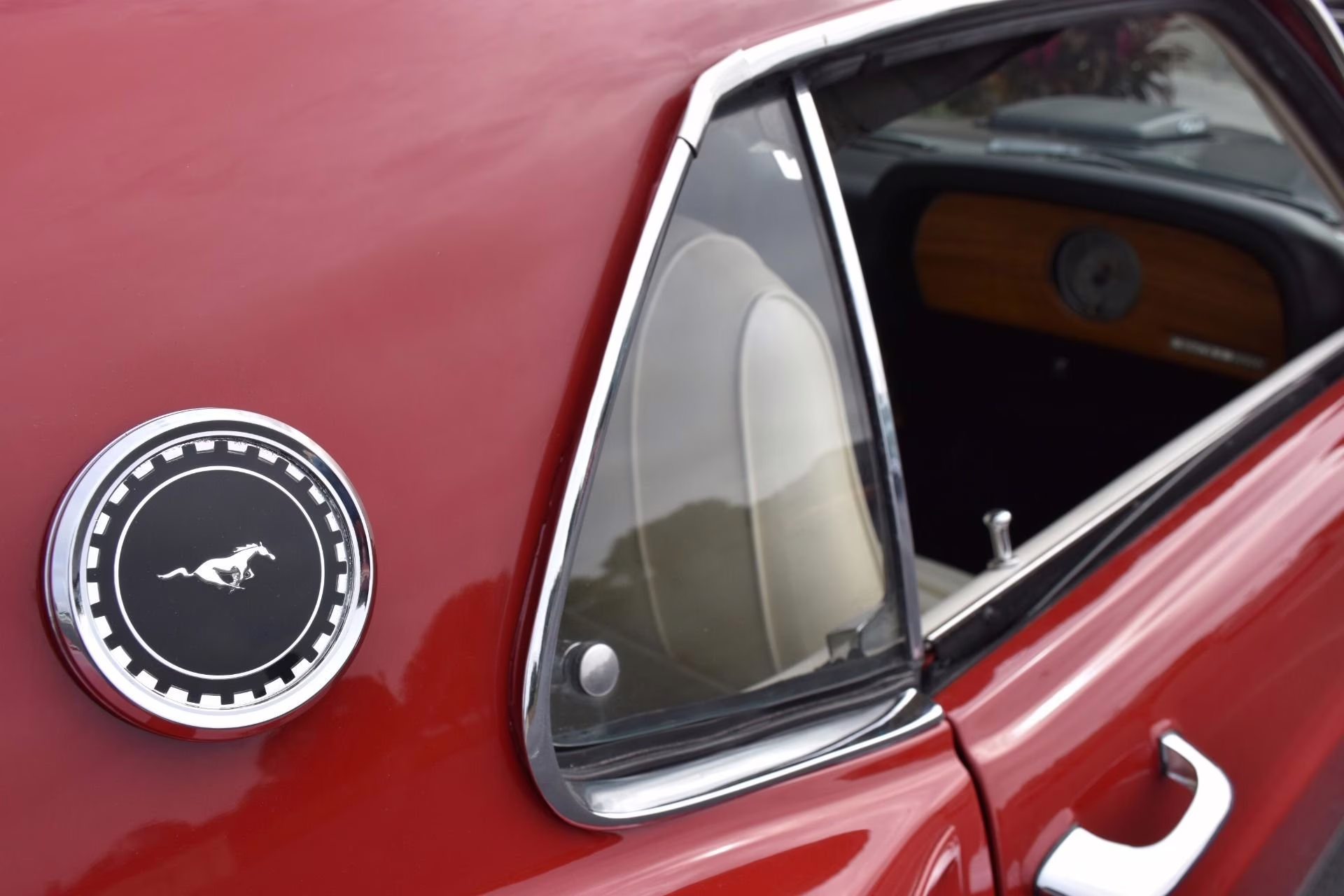 1969 Candy Apple Red Ford Mustang