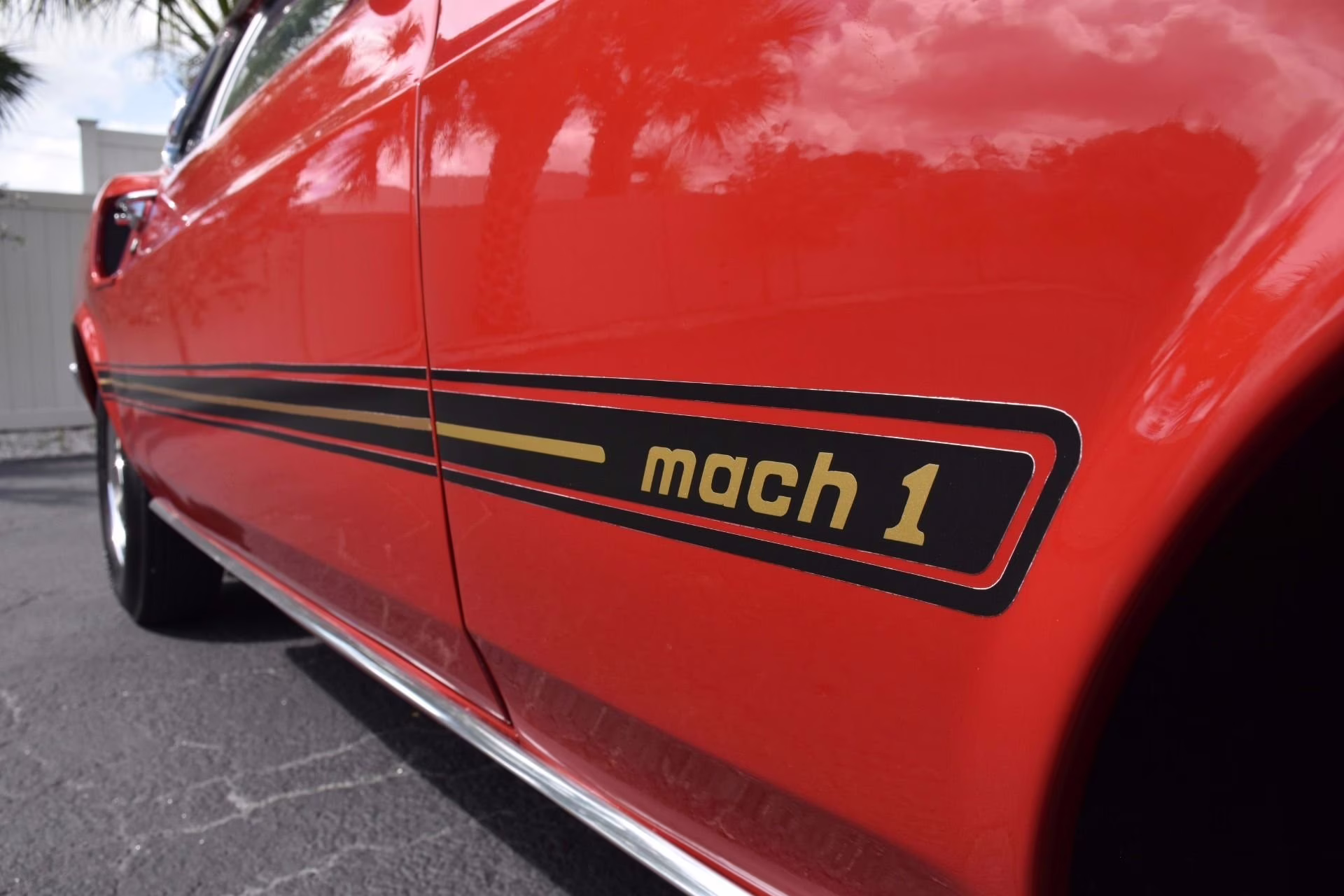 1969 Candy Apple Red Ford Mustang