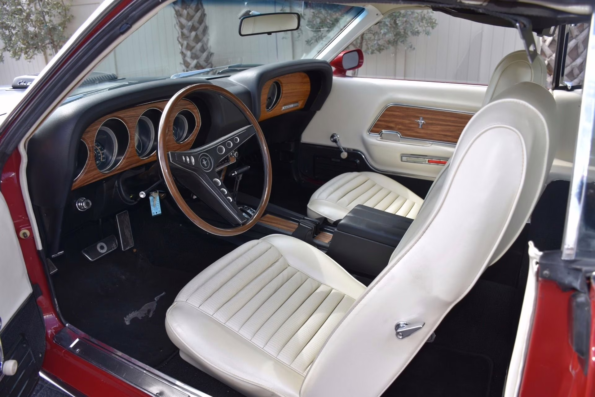 1969 Candy Apple Red Ford Mustang