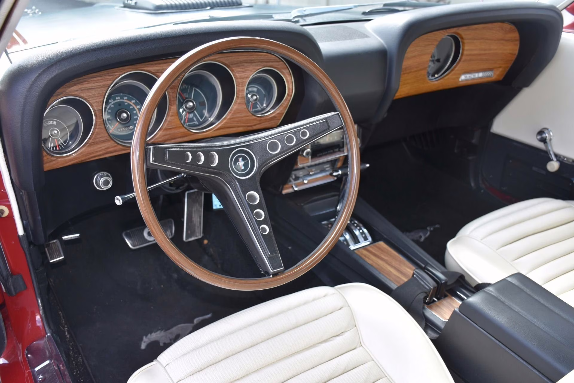 1969 Candy Apple Red Ford Mustang