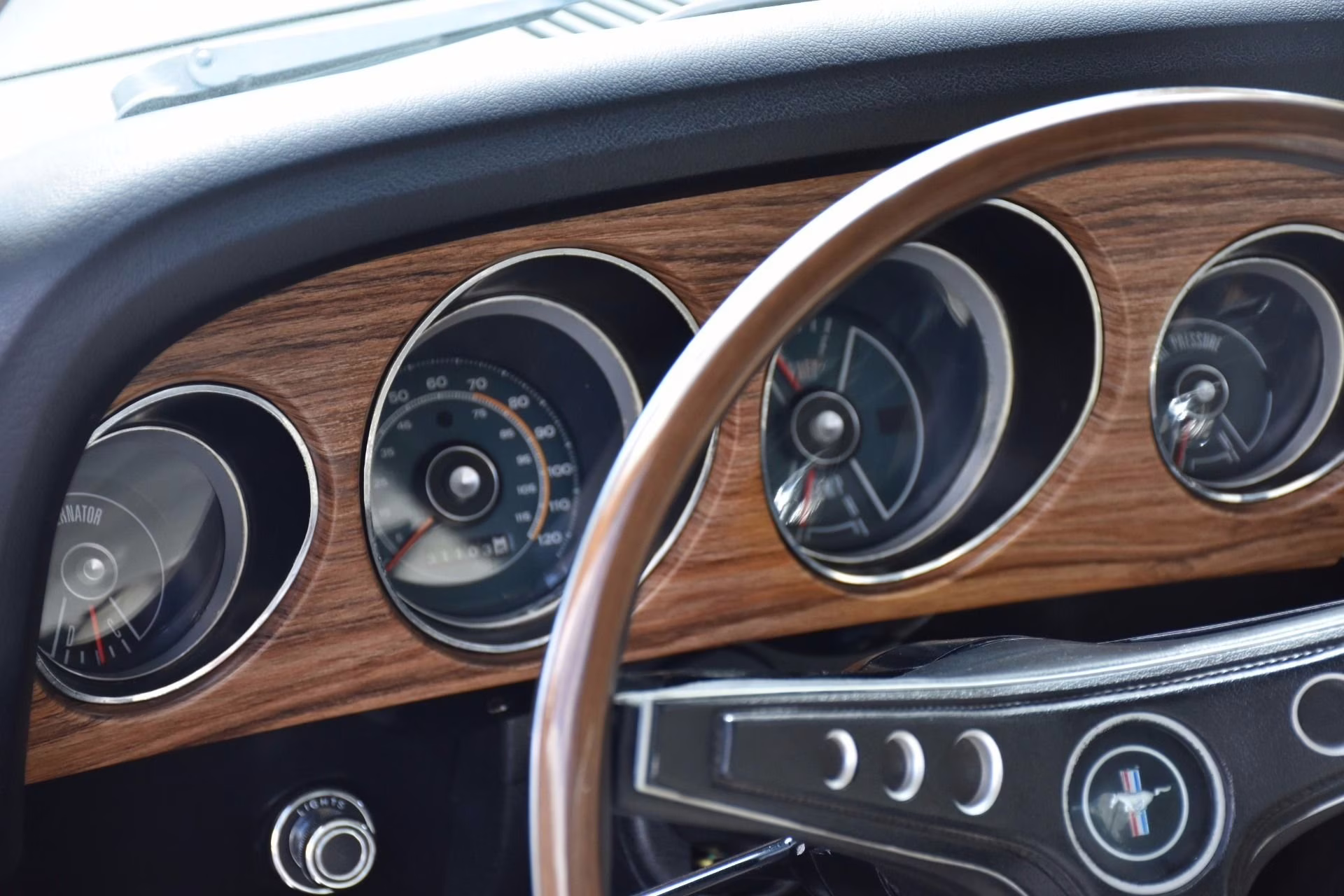 1969 Candy Apple Red Ford Mustang
