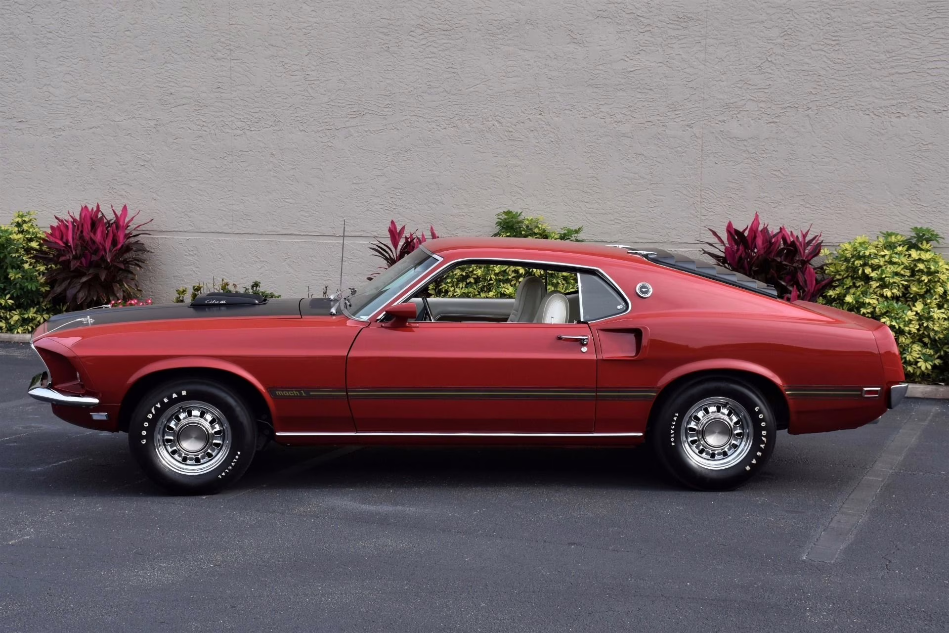 1969 Candy Apple Red Ford Mustang