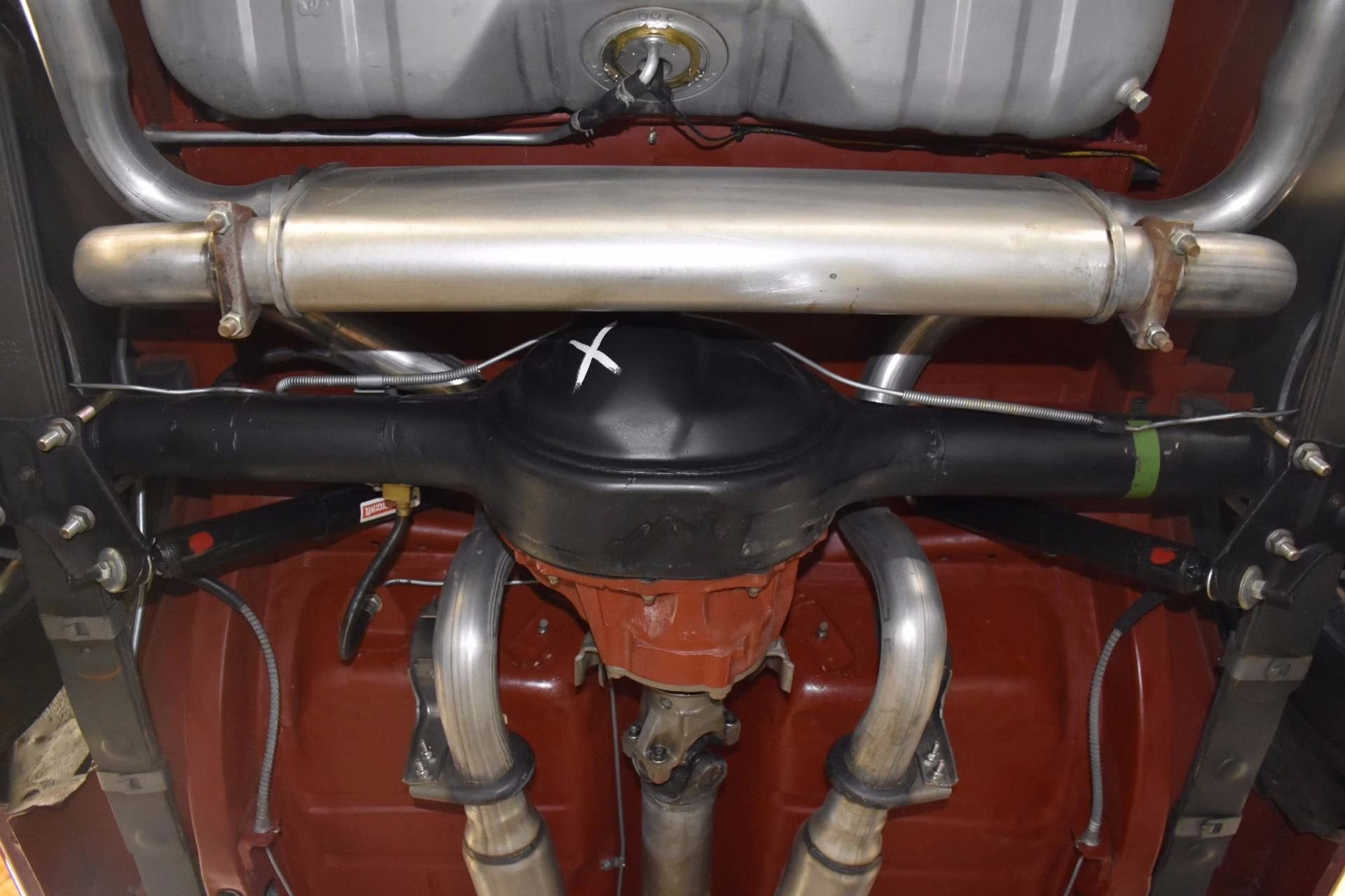 1969 Candy Apple Red Ford Mustang