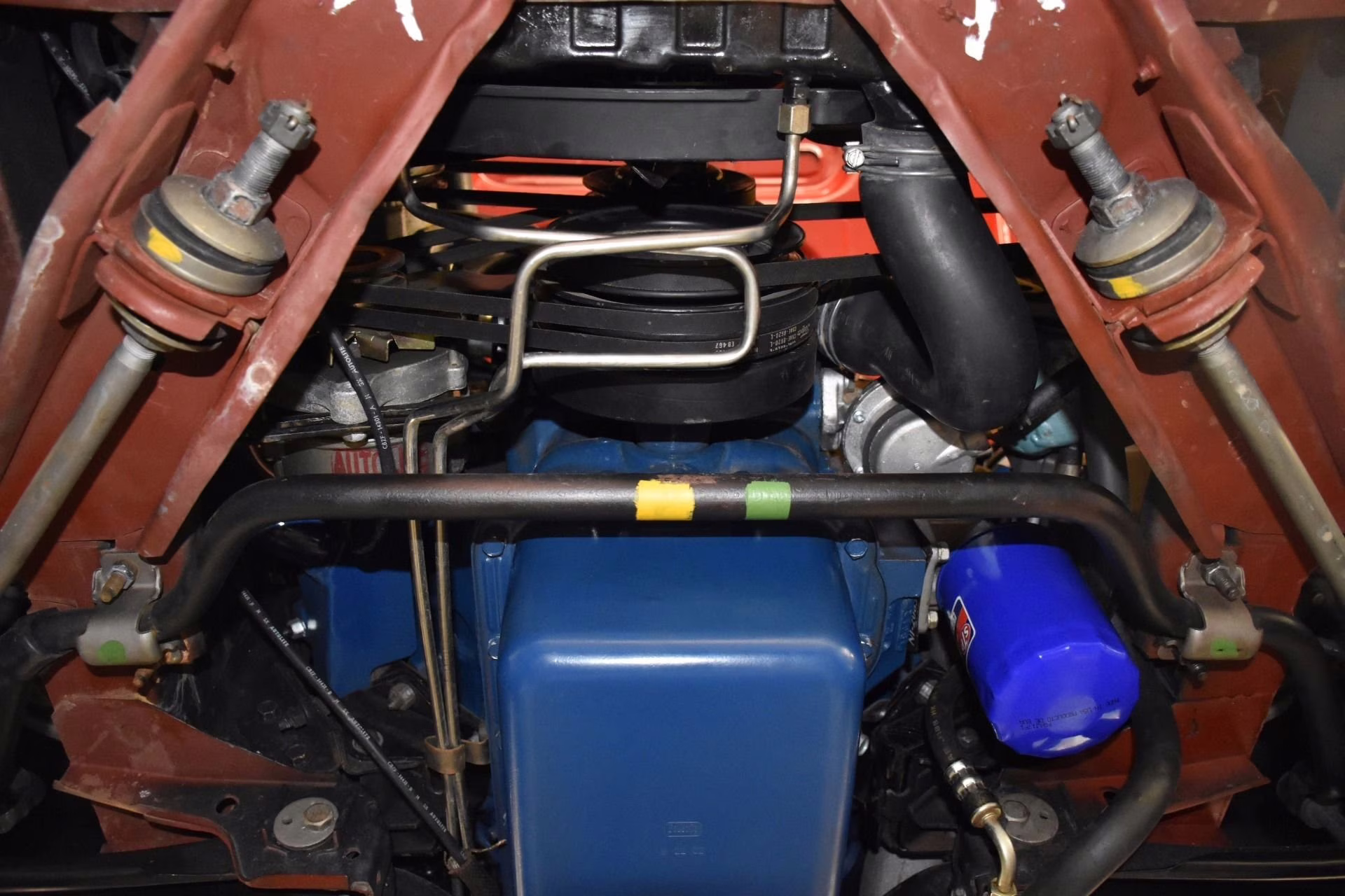 1969 Candy Apple Red Ford Mustang