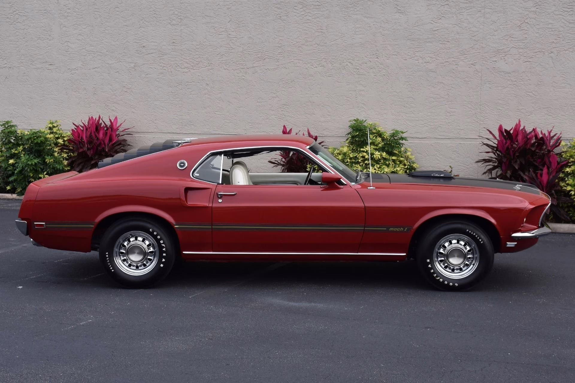 1969 Candy Apple Red Ford Mustang