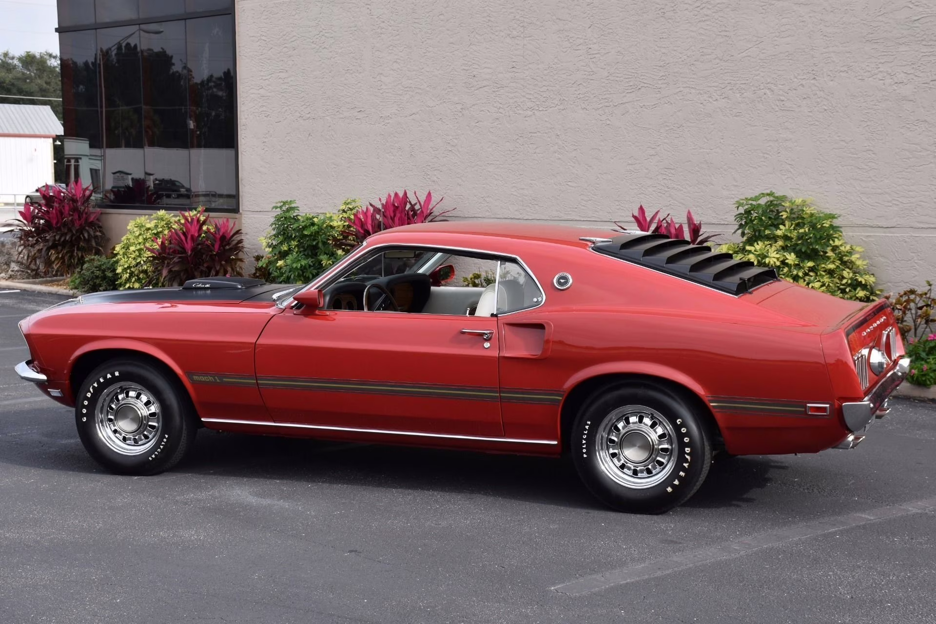 1969 Candy Apple Red Ford Mustang