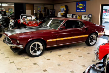 1969 Royal Maroon Ford Mustang