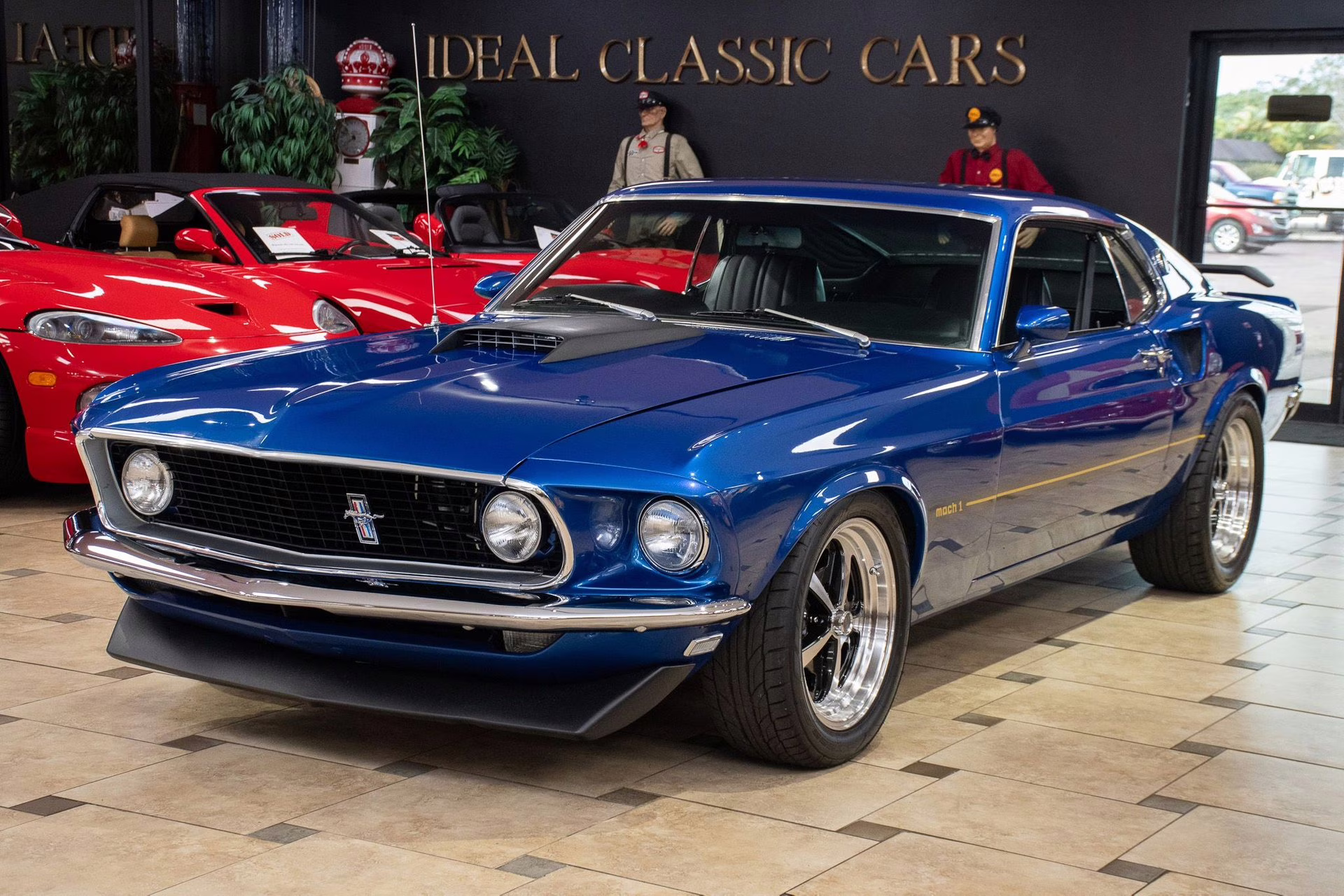1969 Dark Blue Metallic Ford Mustang