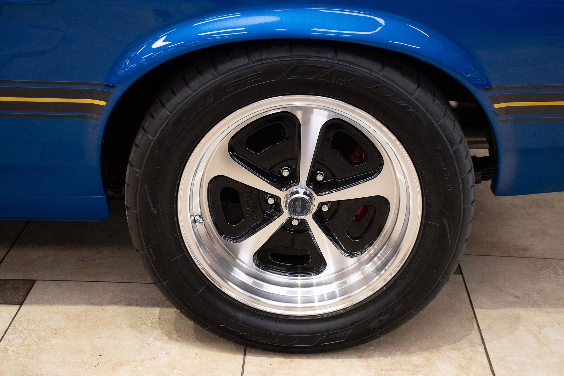 1969 Dark Blue Metallic Ford Mustang
