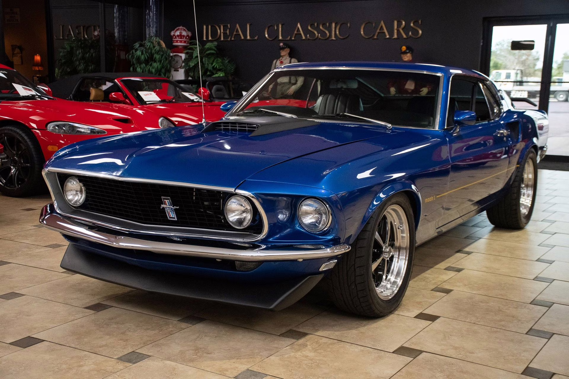 1969 Dark Blue Metallic Ford Mustang