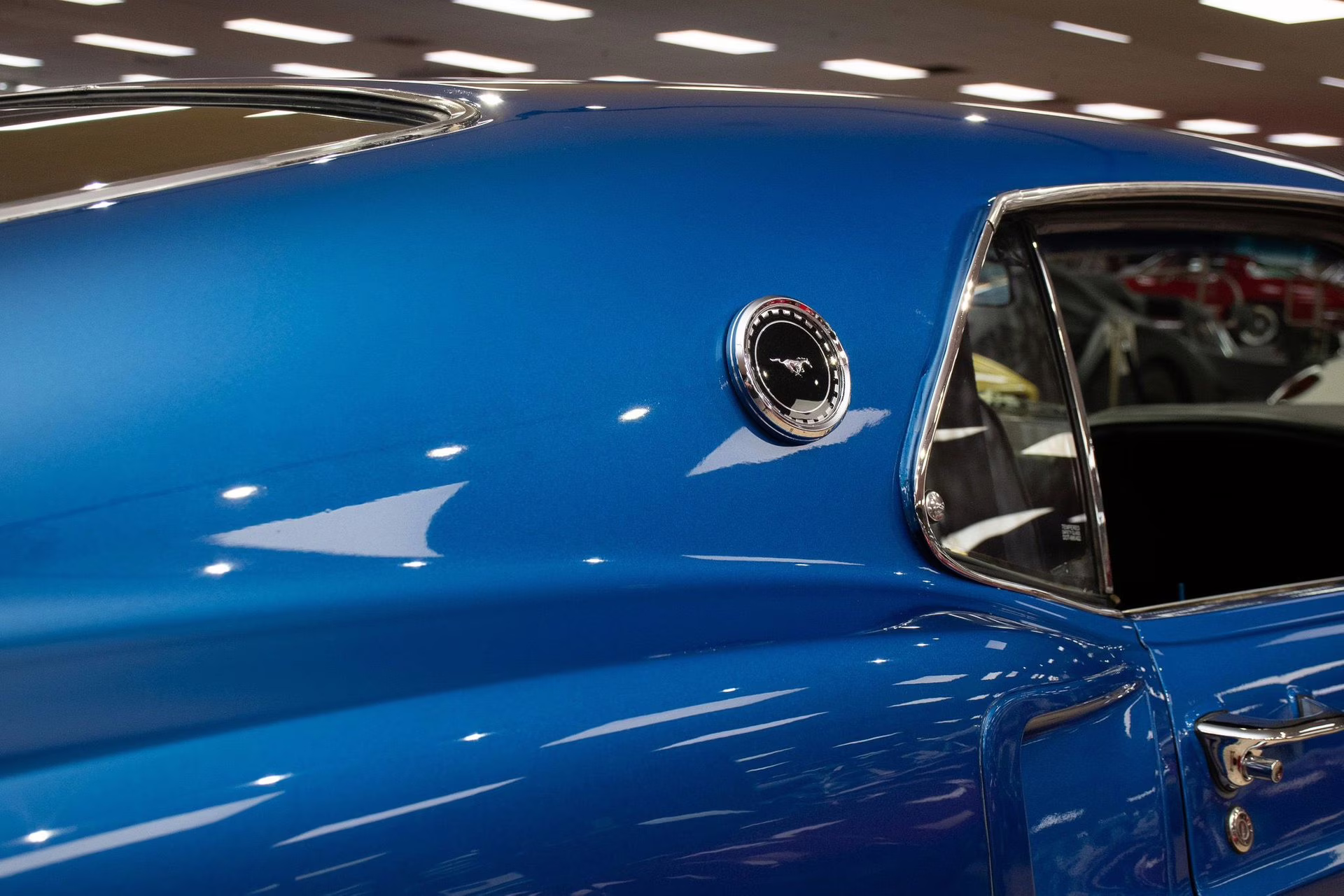 1969 Dark Blue Metallic Ford Mustang