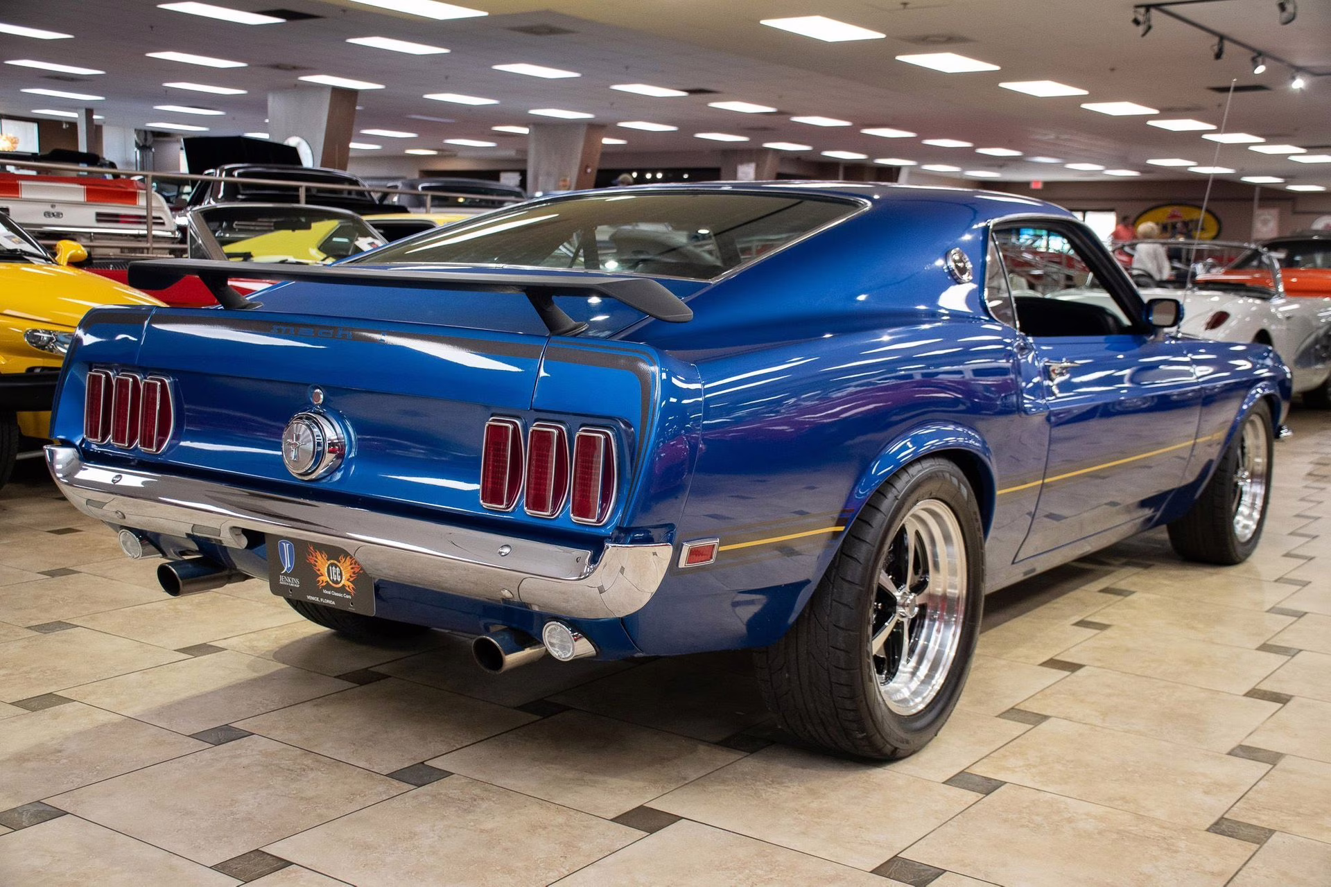 1969 Dark Blue Metallic Ford Mustang