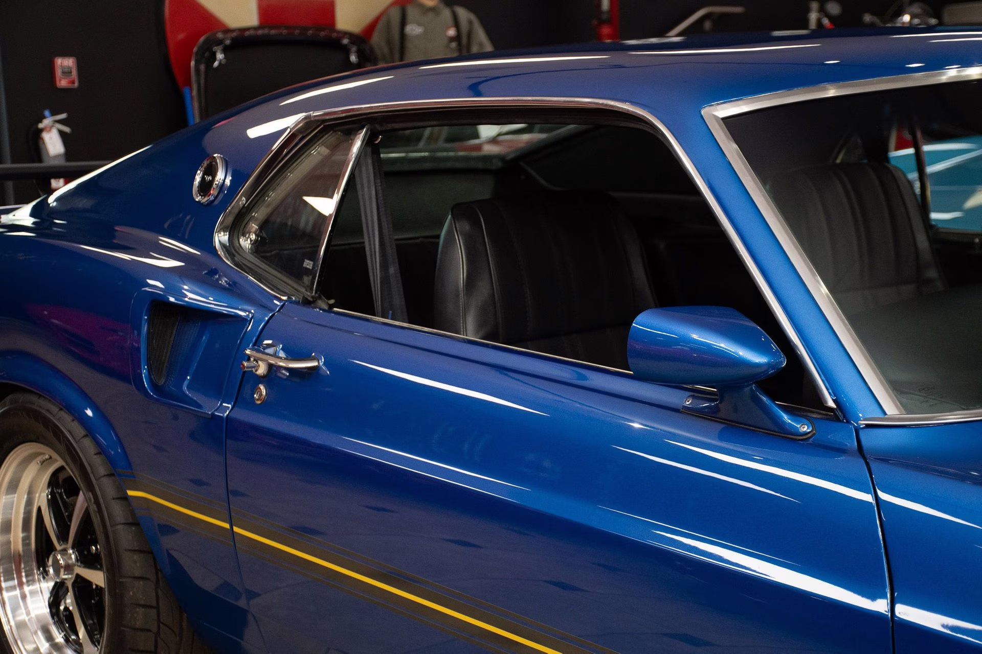 1969 Dark Blue Metallic Ford Mustang