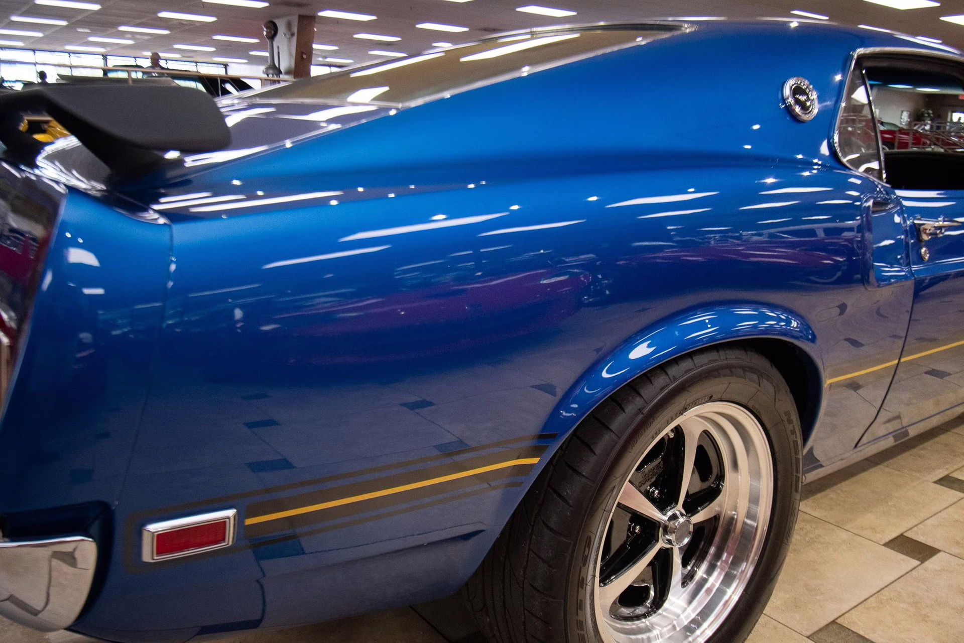1969 Dark Blue Metallic Ford Mustang