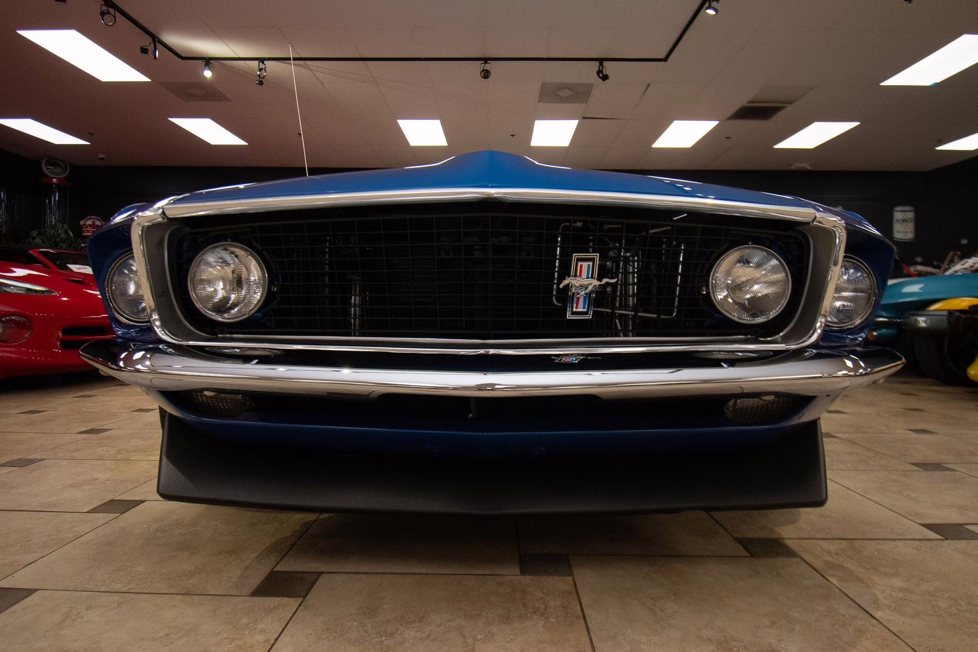 1969 Dark Blue Metallic Ford Mustang