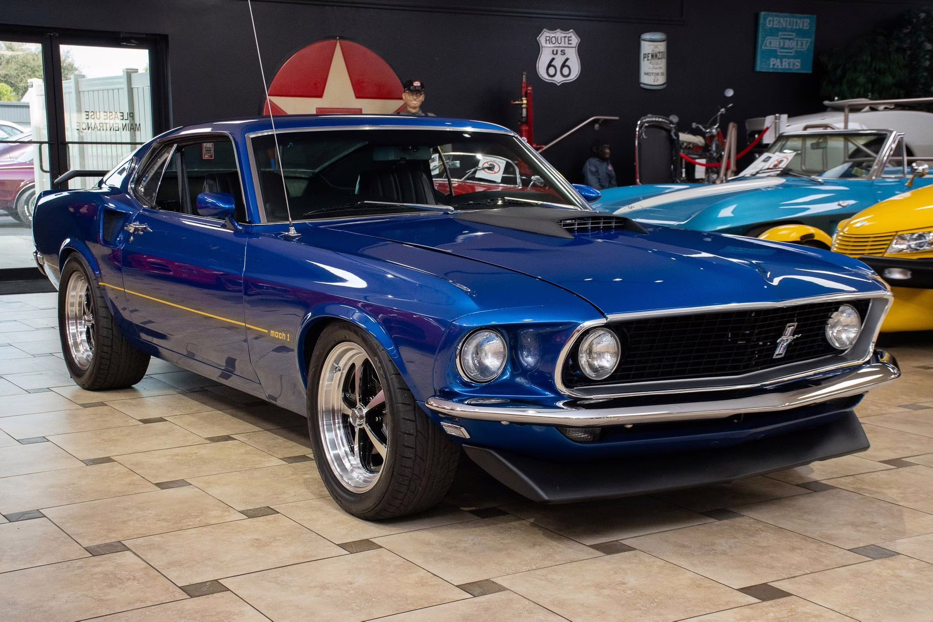 1969 Dark Blue Metallic Ford Mustang