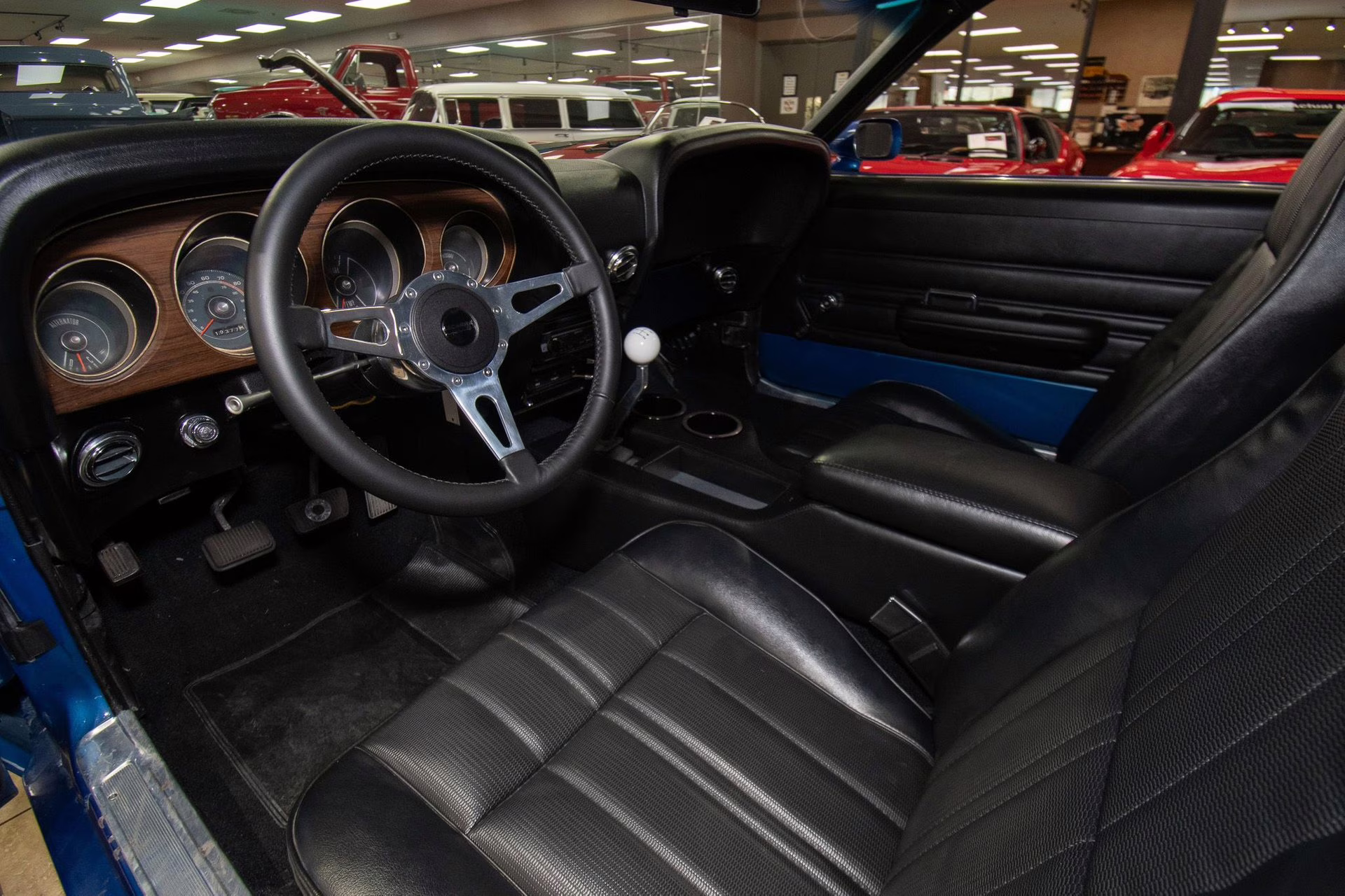 1969 Dark Blue Metallic Ford Mustang